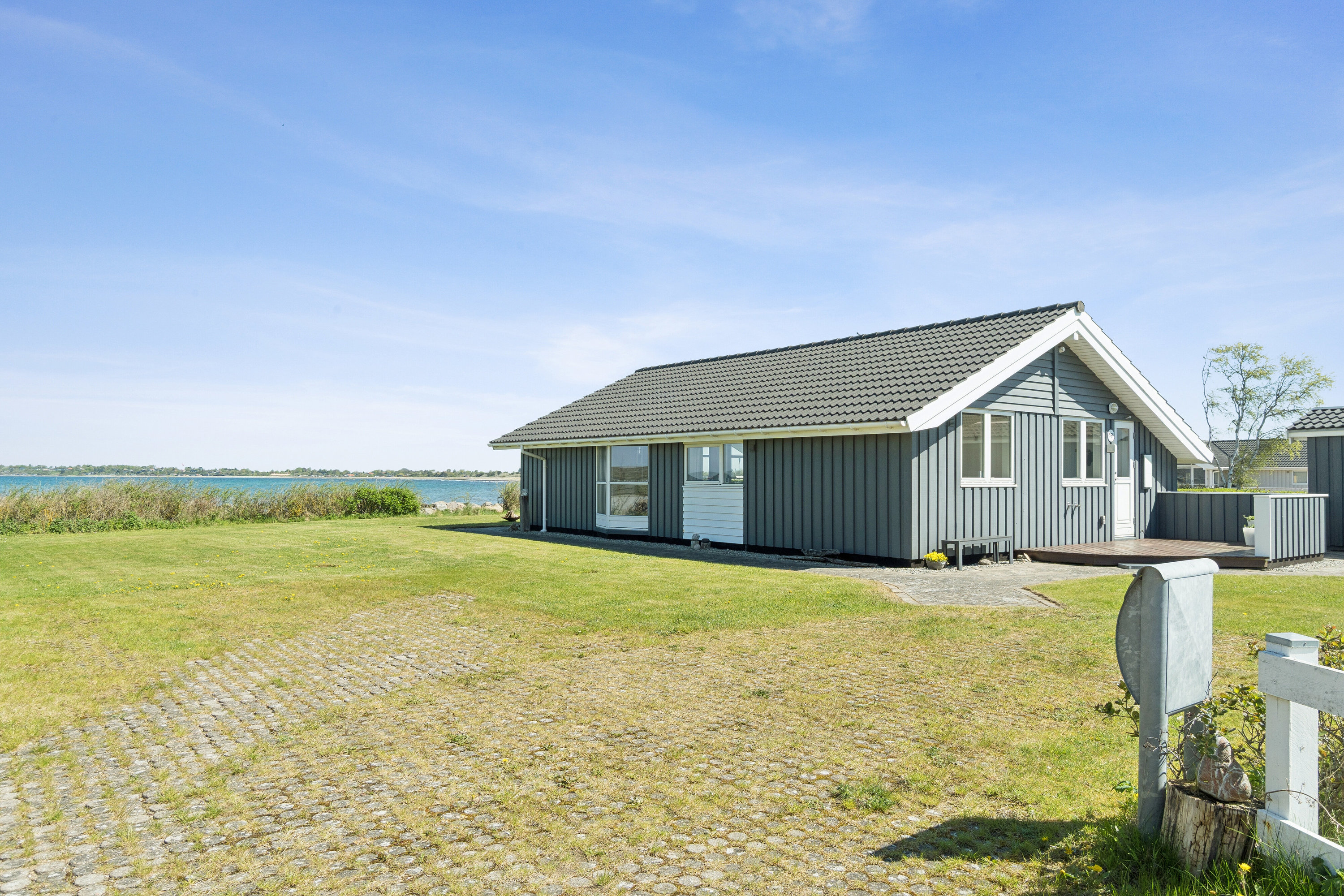 Fremhævet set fra haven billede i fuldskærmstilstand. Billede af Broholmvej 69B, 4220 Korsør