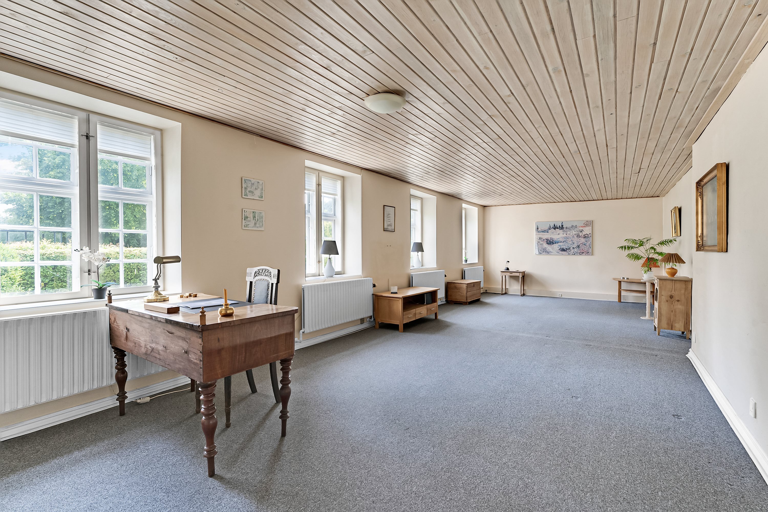 Fremhævet stue billede i fuldskærmstilstand. Billede af Stationsvej 42, 8981 Spentrup