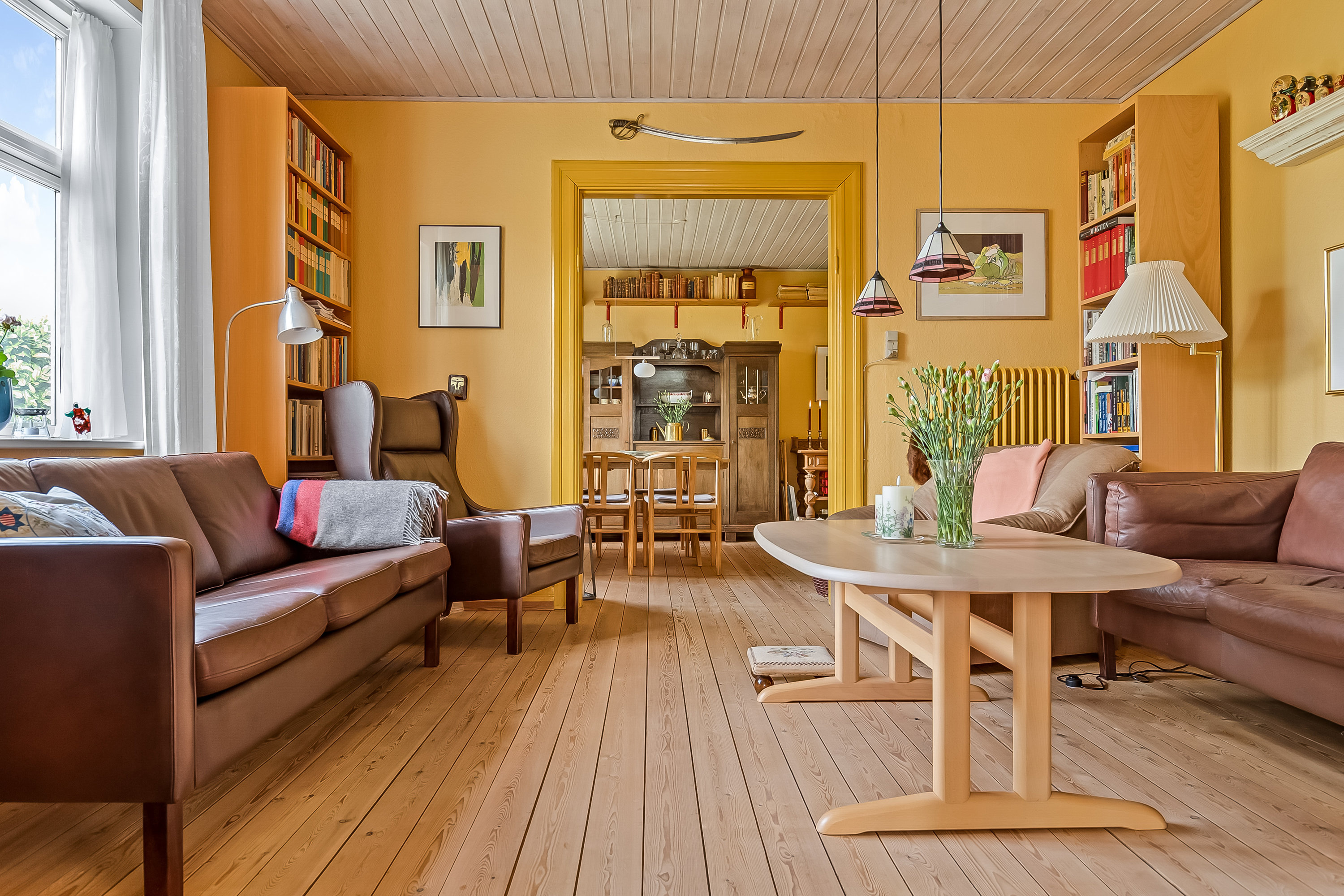 Fremhævet stue billede i fuldskærmstilstand. Billede af Chr Winthersvej 60, Uhrhøj, 7100 Vejle