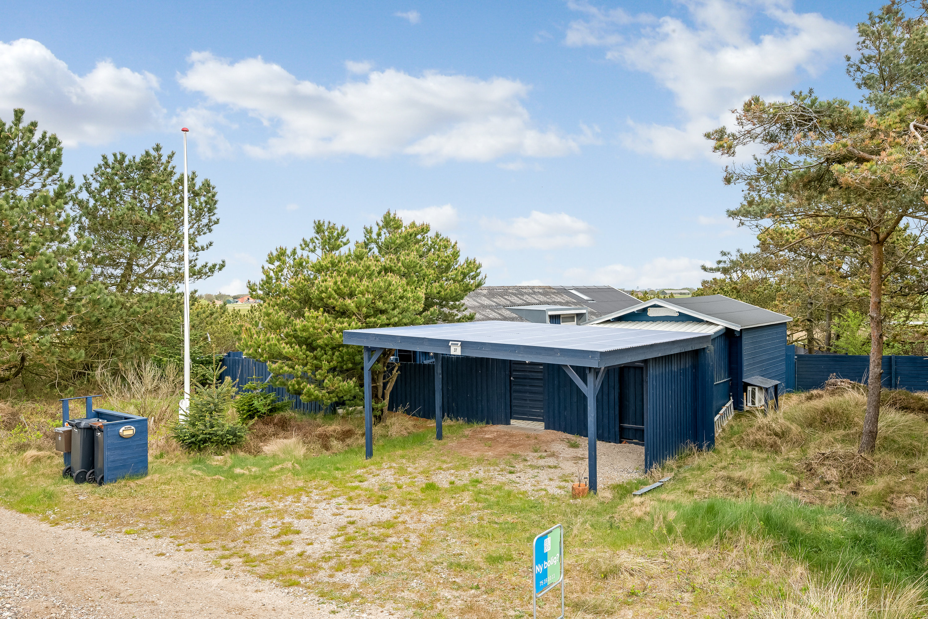 Fremhævet facade billede i fuldskærmstilstand. Billede af Hedemarken 37, Rindby, 6720 Fanø