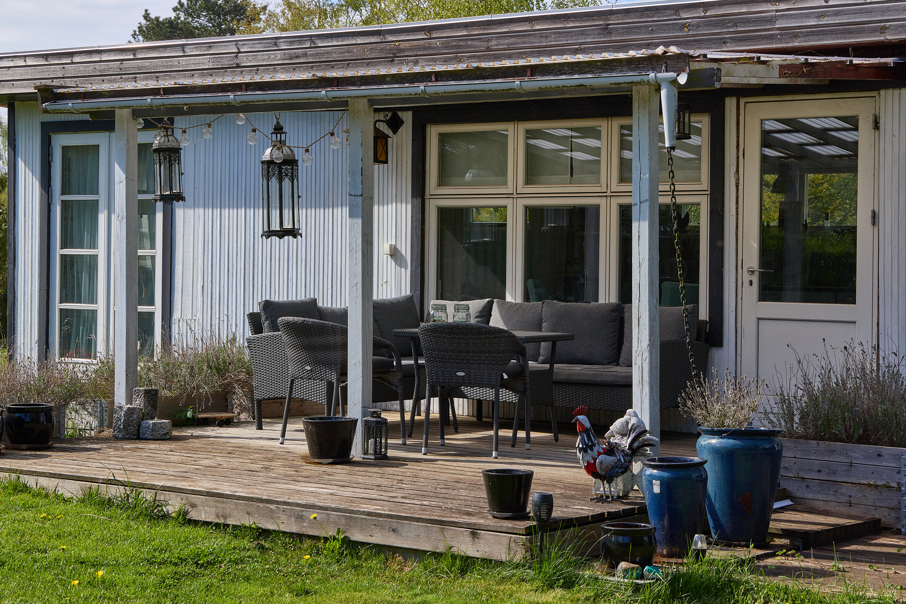 Fremhævet terrasse billede i fuldskærmstilstand. Billede af Hvilehøjvej 28, Dalby Huse, 3630 Jægerspris