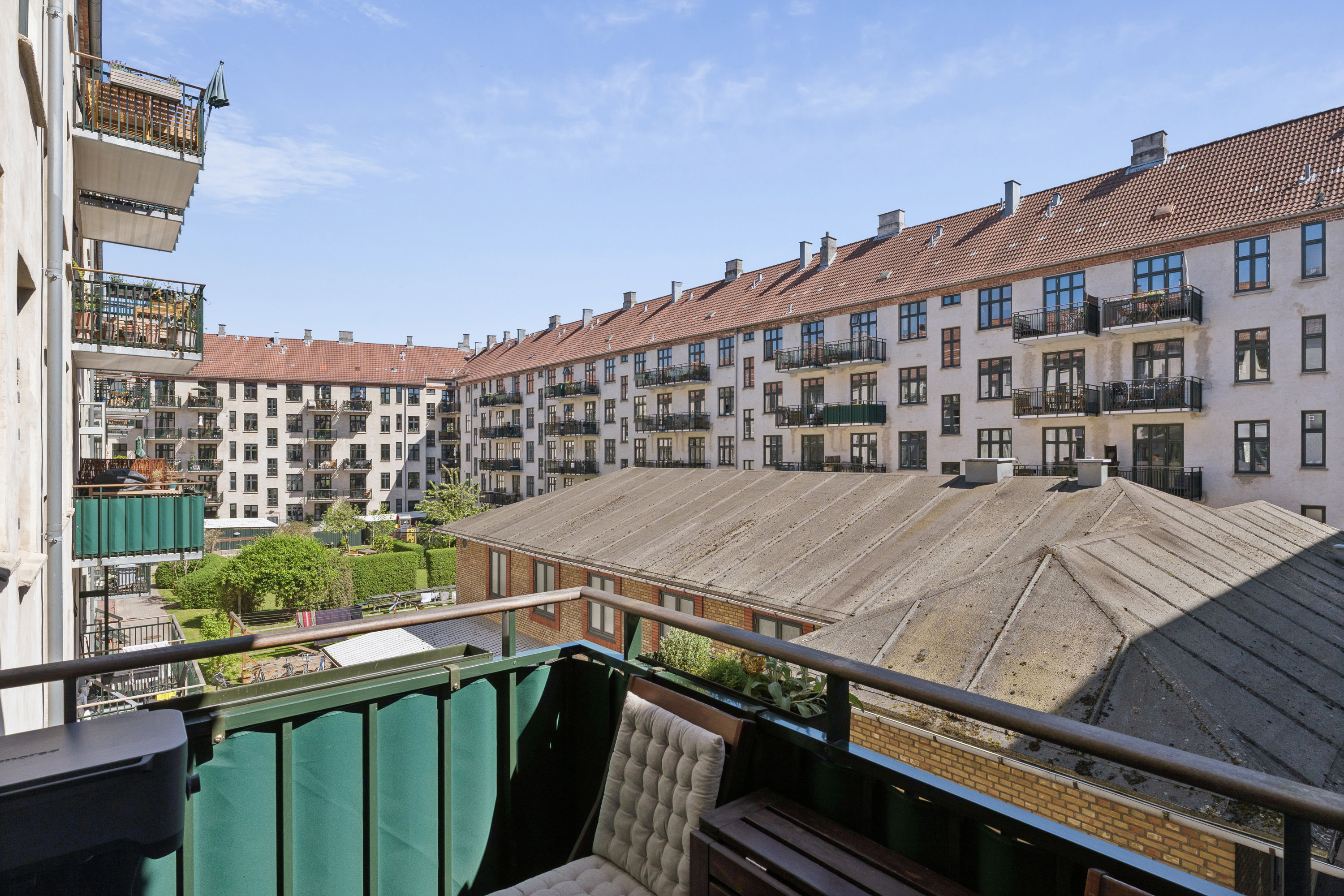 Fremhævet altan billede i fuldskærmstilstand. Billede af Nordre Fasanvej 158, 2. th., 2000 Frederiksberg