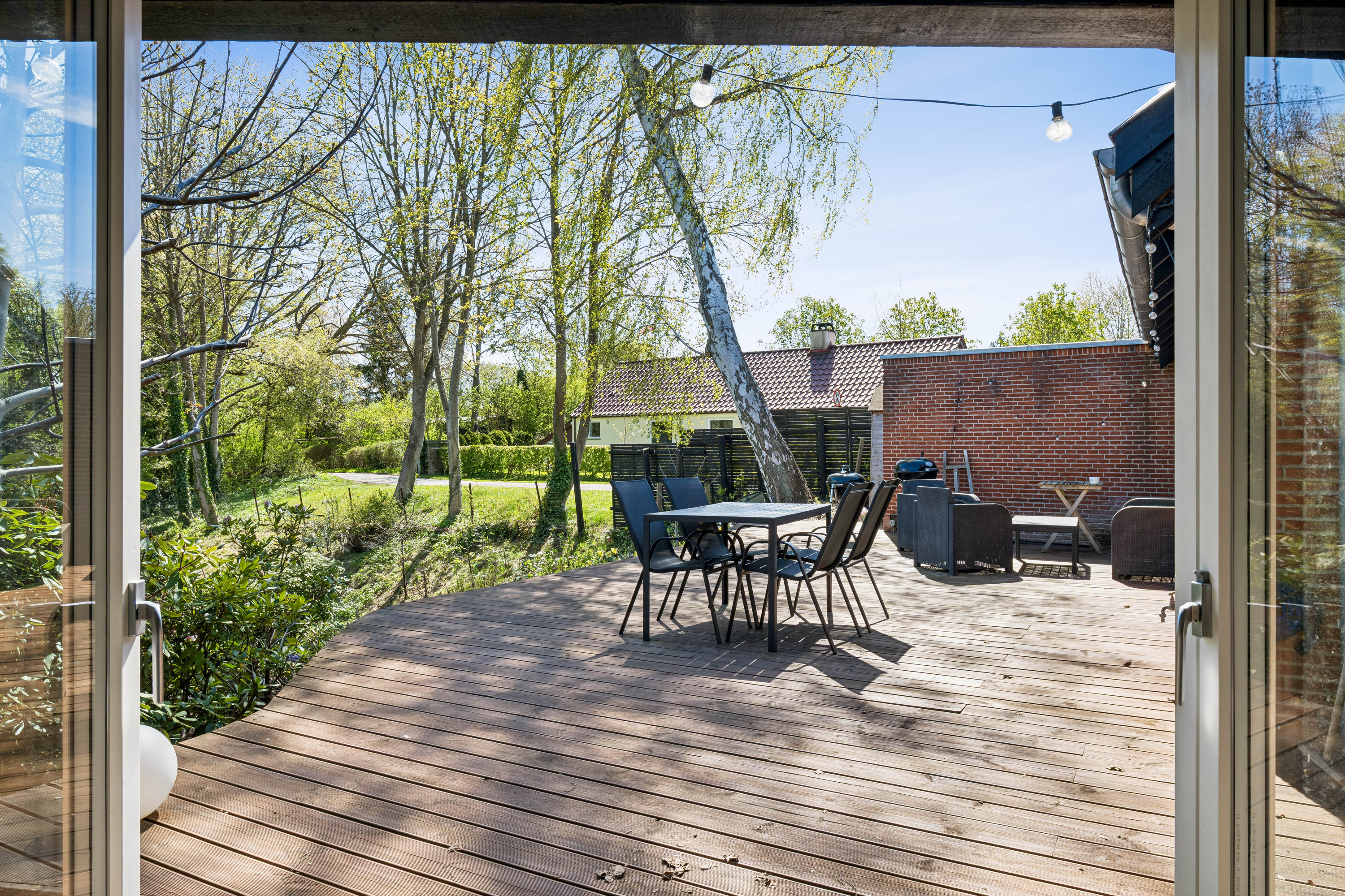 Fremhævet terrasse billede i fuldskærmstilstand. Billede af Tjørnevej 47, 2800 Kongens Lyngby