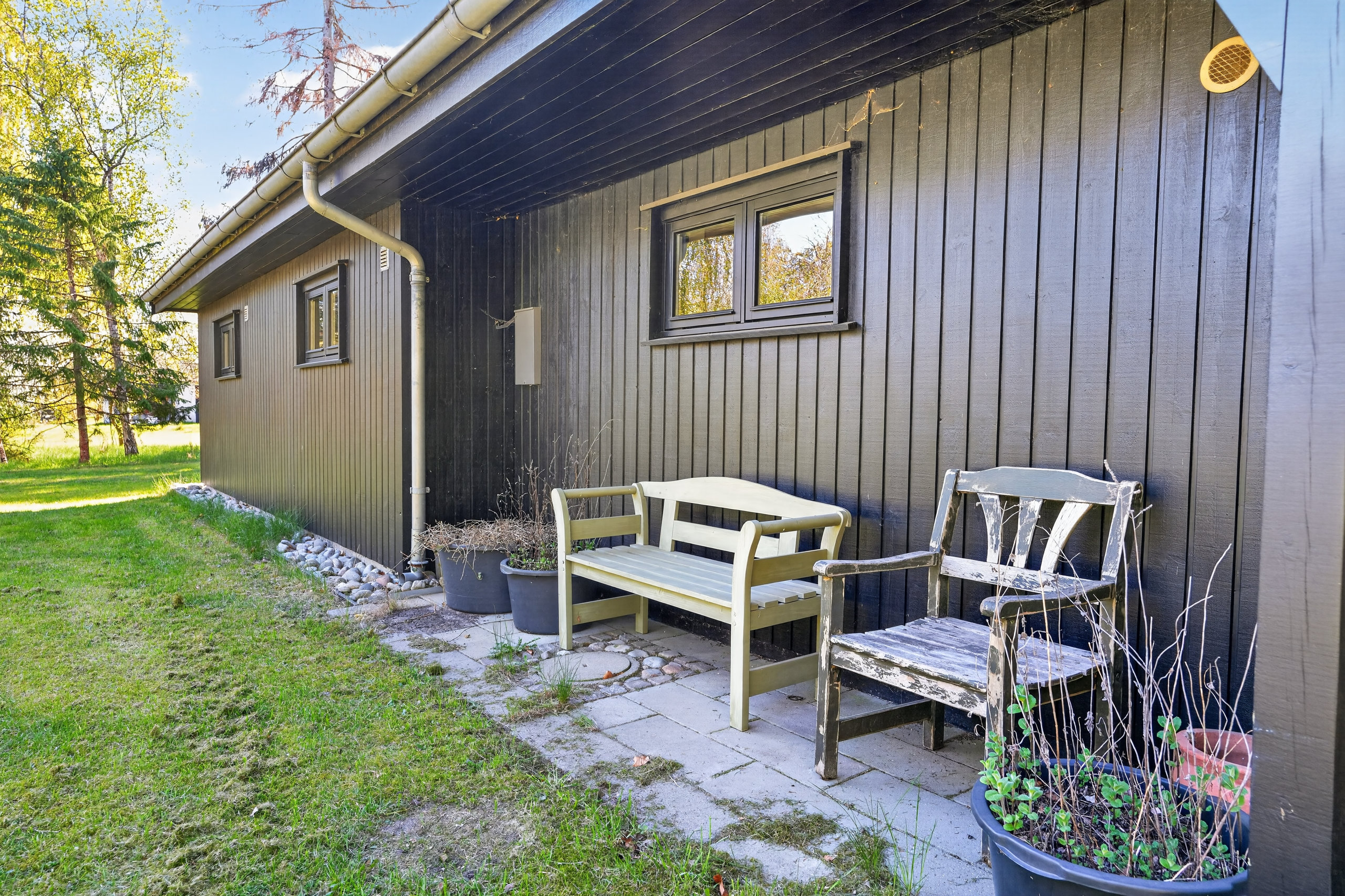 Fremhævet terrasse billede i fuldskærmstilstand. Billede af Granhækken 21, 4500 Nykøbing Sj