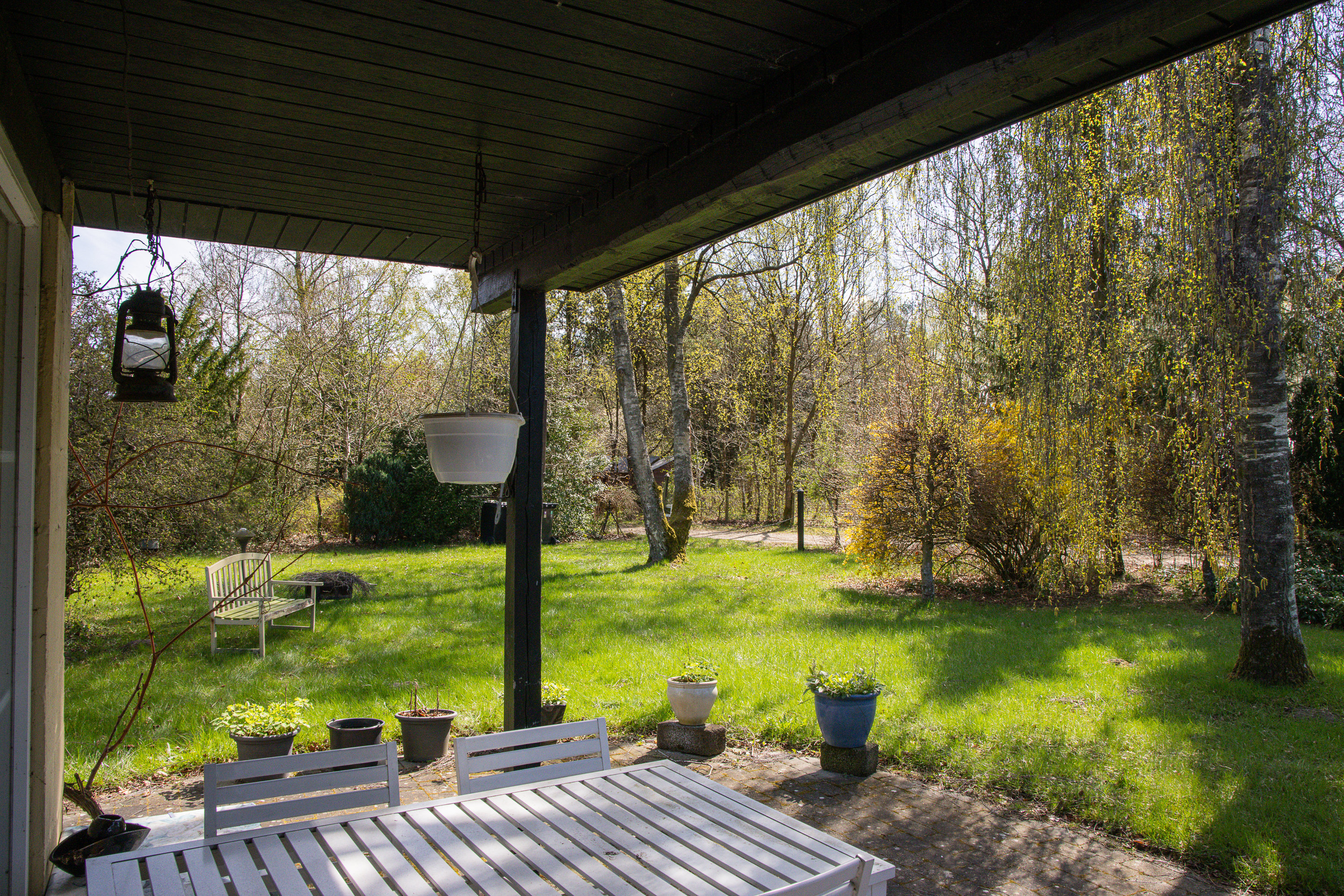 Fremhævet terrasse billede i fuldskærmstilstand. Billede af Sølyst 1, Grauballe, 8600 Silkeborg