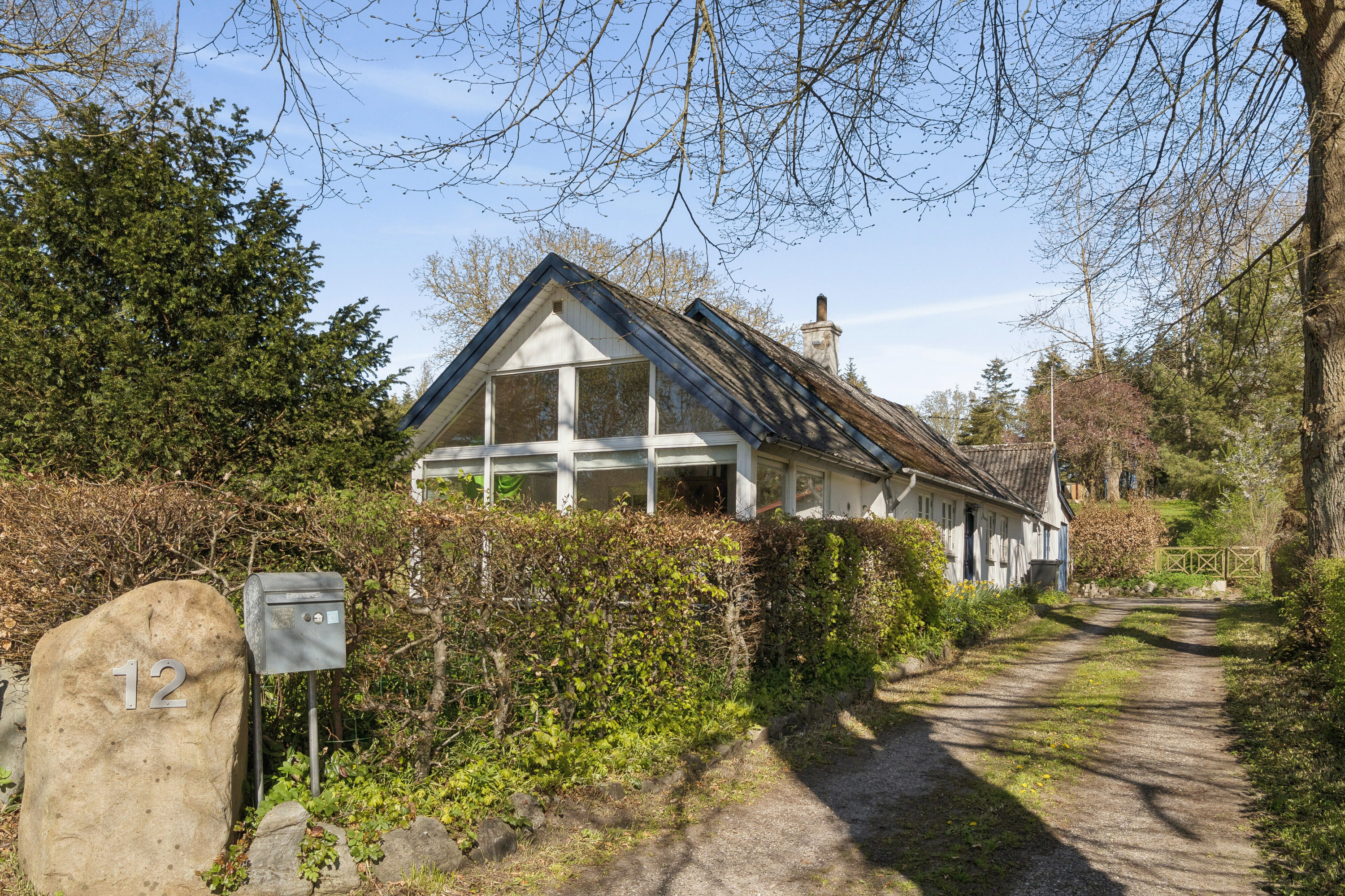 Fremhævet set fra vejen billede i fuldskærmstilstand. Billede af Nederlandsvej 12, Gelsted, 4160 Herlufmagle