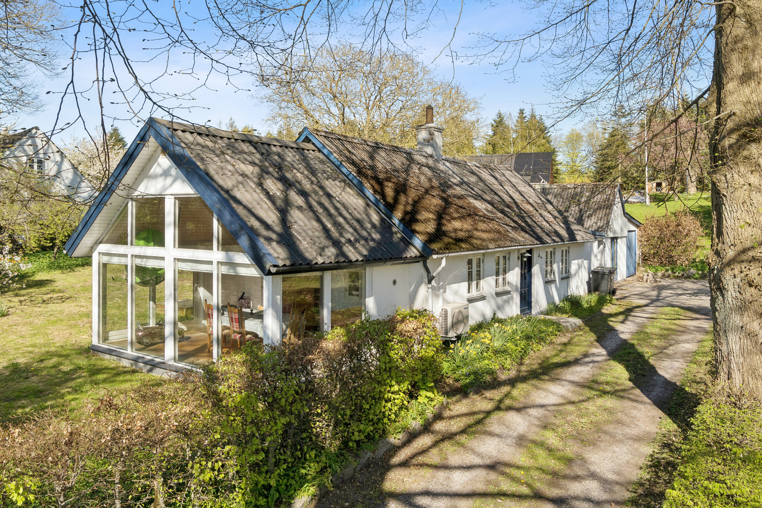 Fremhævet set fra vejen billede i fuldskærmstilstand. Billede af Nederlandsvej 12, Gelsted, 4160 Herlufmagle