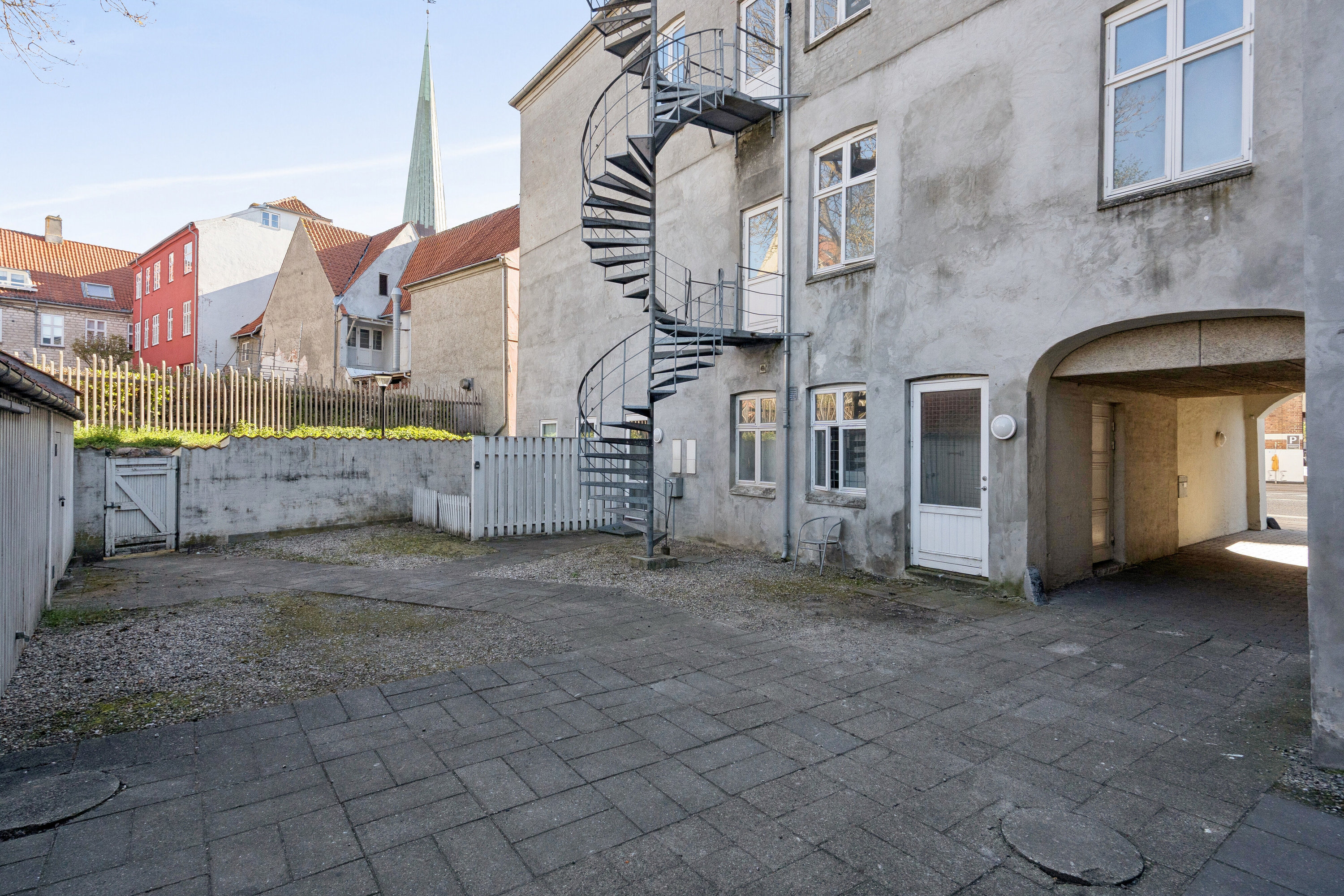 Fremhævet udendørs billede i fuldskærmstilstand. Billede af Adelgade 6, st.. 1., 5800 Nyborg