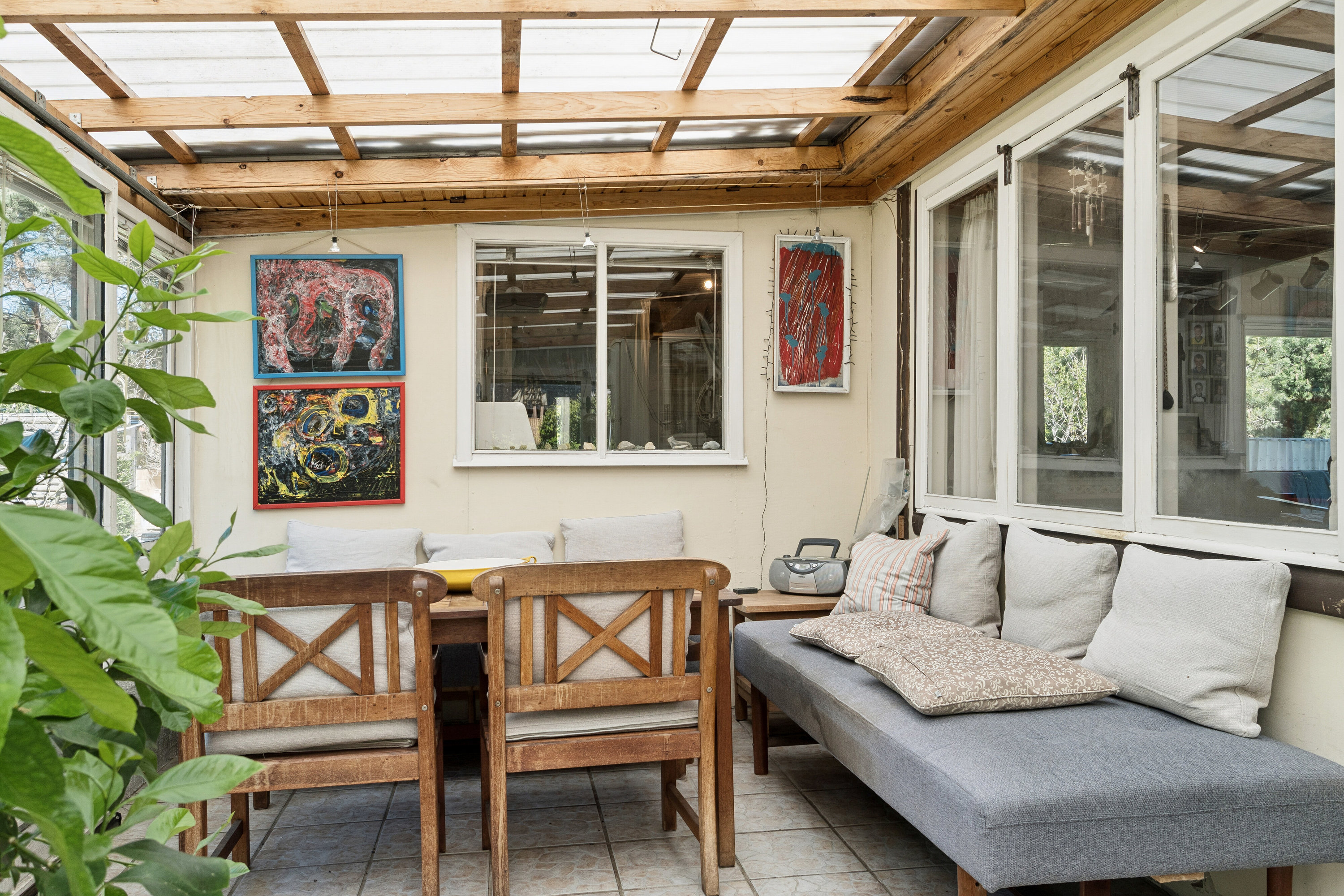 Fremhævet terrasse billede i fuldskærmstilstand. Billede af Skovskellet 7, Skamlebæk, 4540 Fårevejle