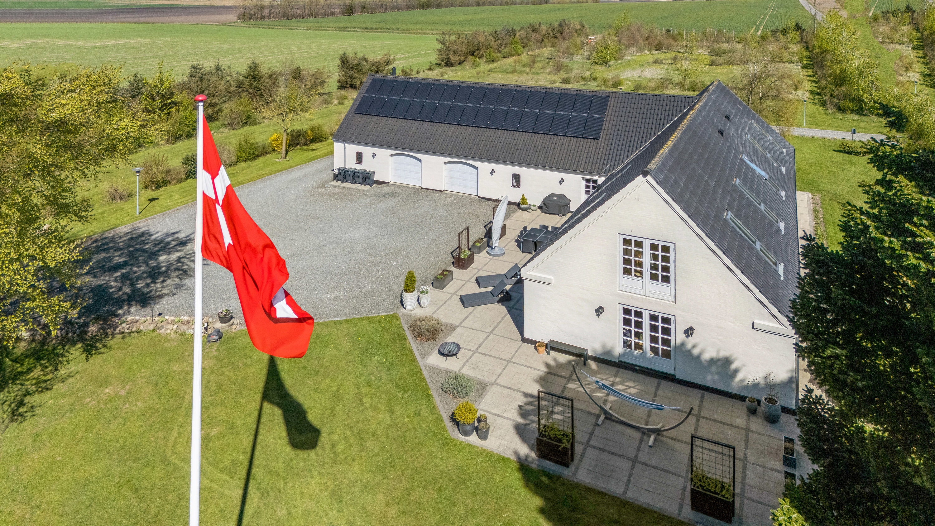 Fremhævet luftfoto billede i fuldskærmstilstand. Billede af Bollervej 160, 9830 Tårs