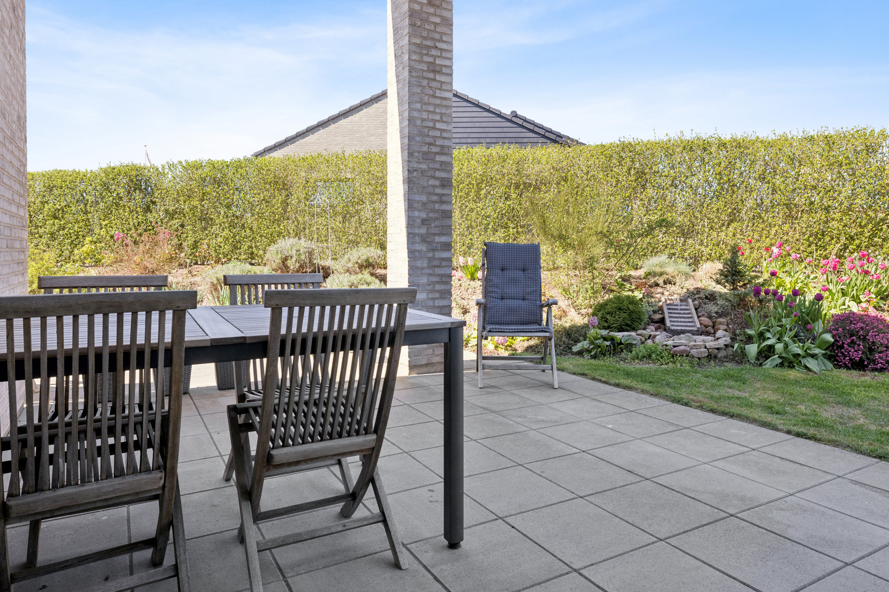Fremhævet terrasse billede i fuldskærmstilstand. Billede af Fruenseje 6, 8541 Skødstrup