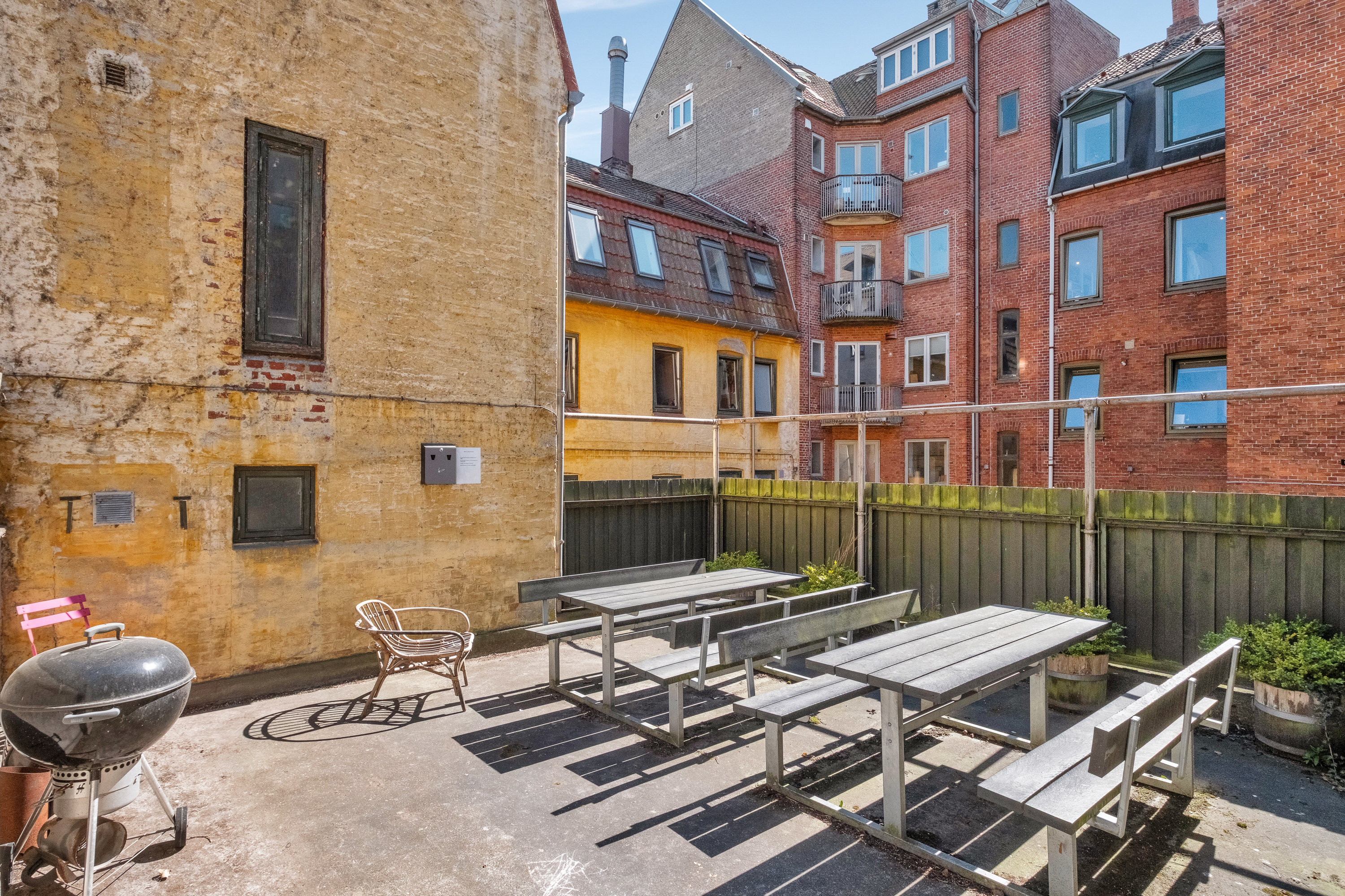 Fremhævet terrasse billede i fuldskærmstilstand. Billede af Hjelmensgade 4, 2. th., 8000 Aarhus C