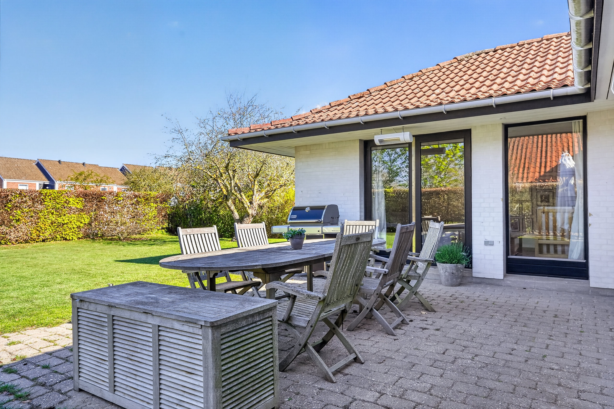 Fremhævet terrasse billede i fuldskærmstilstand. Billede af Langebjergvej 307, 3050 Humlebæk