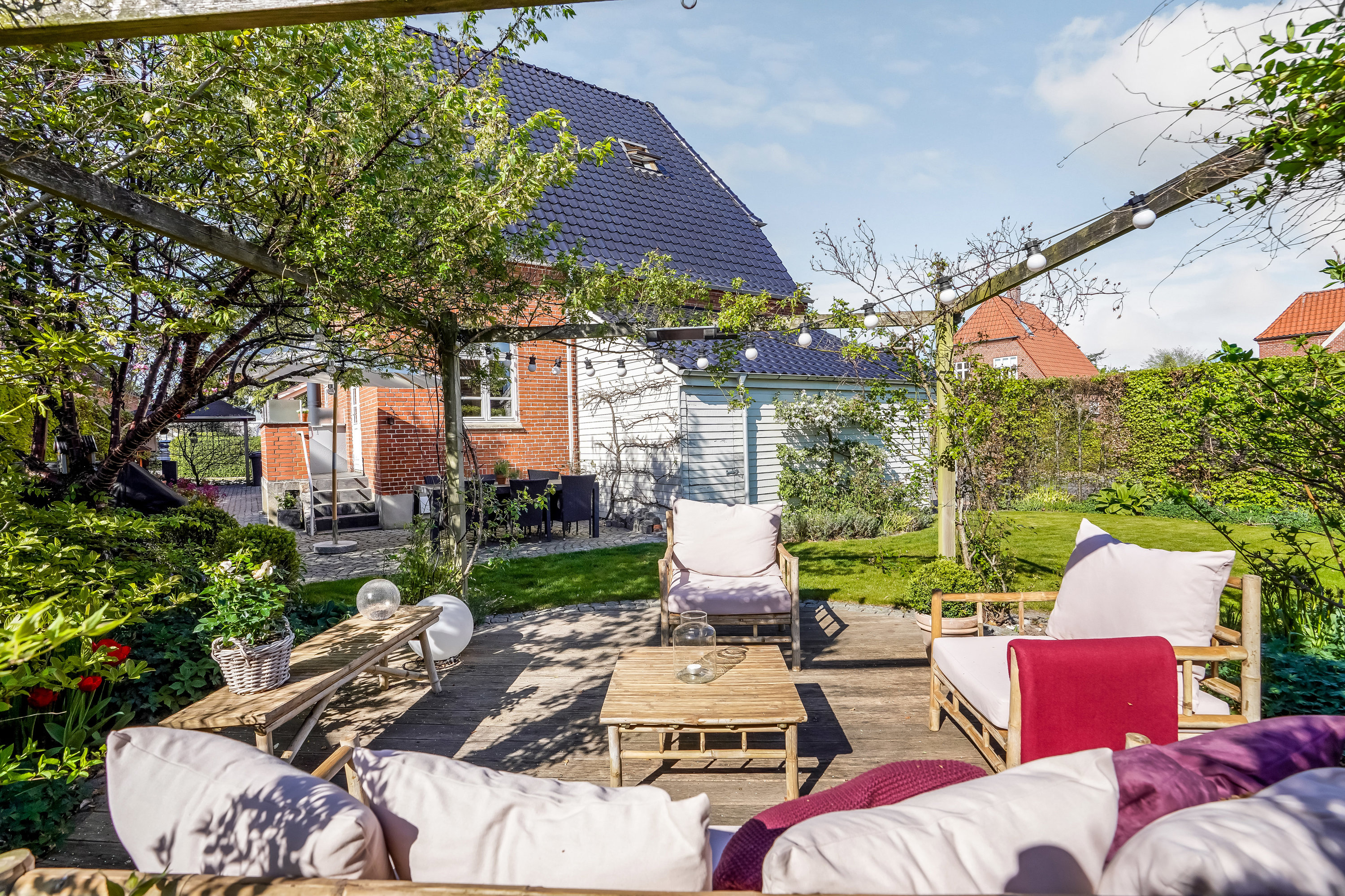 Fremhævet terrasse billede i fuldskærmstilstand. Billede af Læssøegade 169, 5230 Odense M