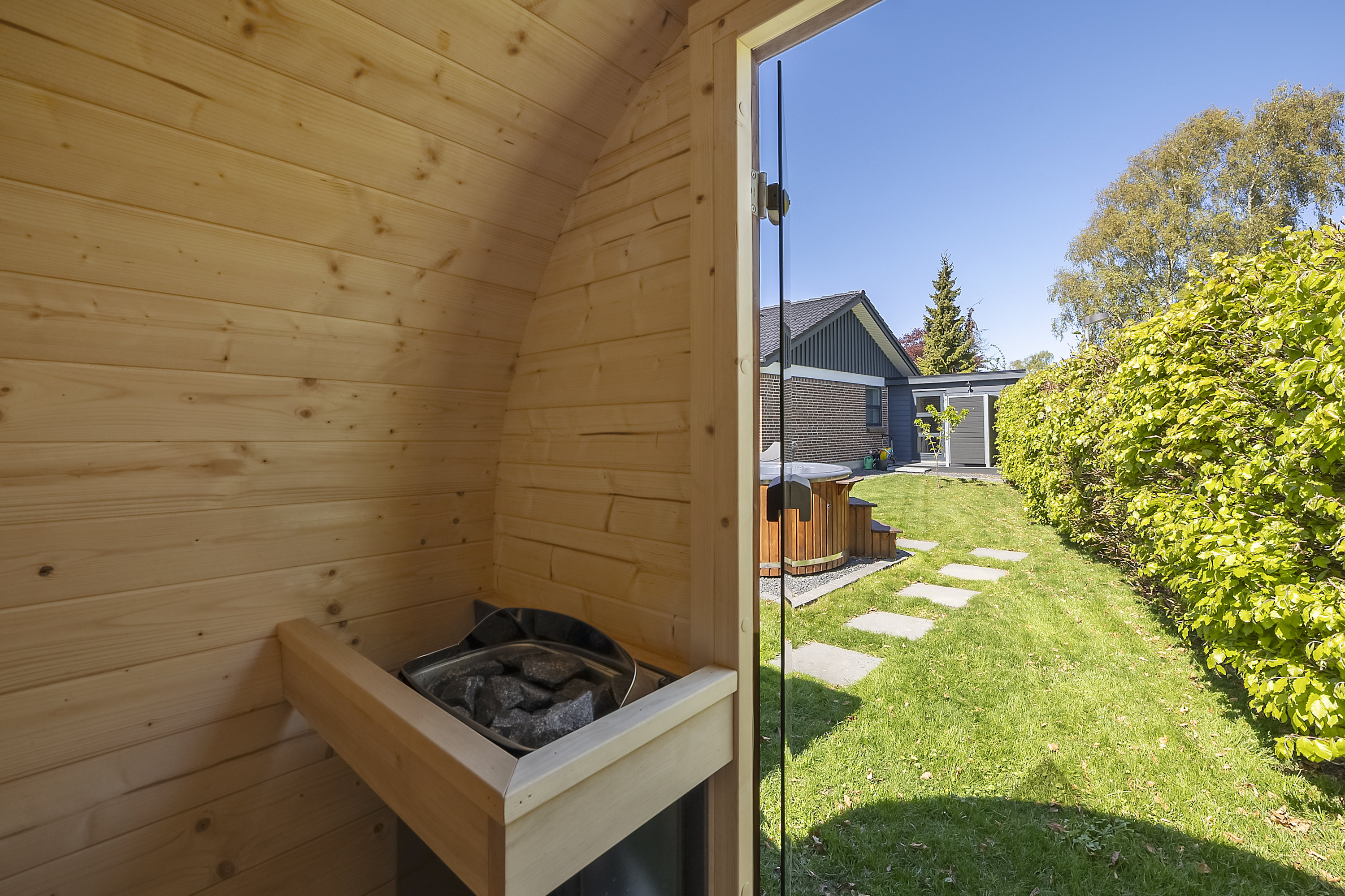 Fremhævet sauna billede i fuldskærmstilstand. Billede af Sommervej 15, Korsør Syd, 4220 Korsør