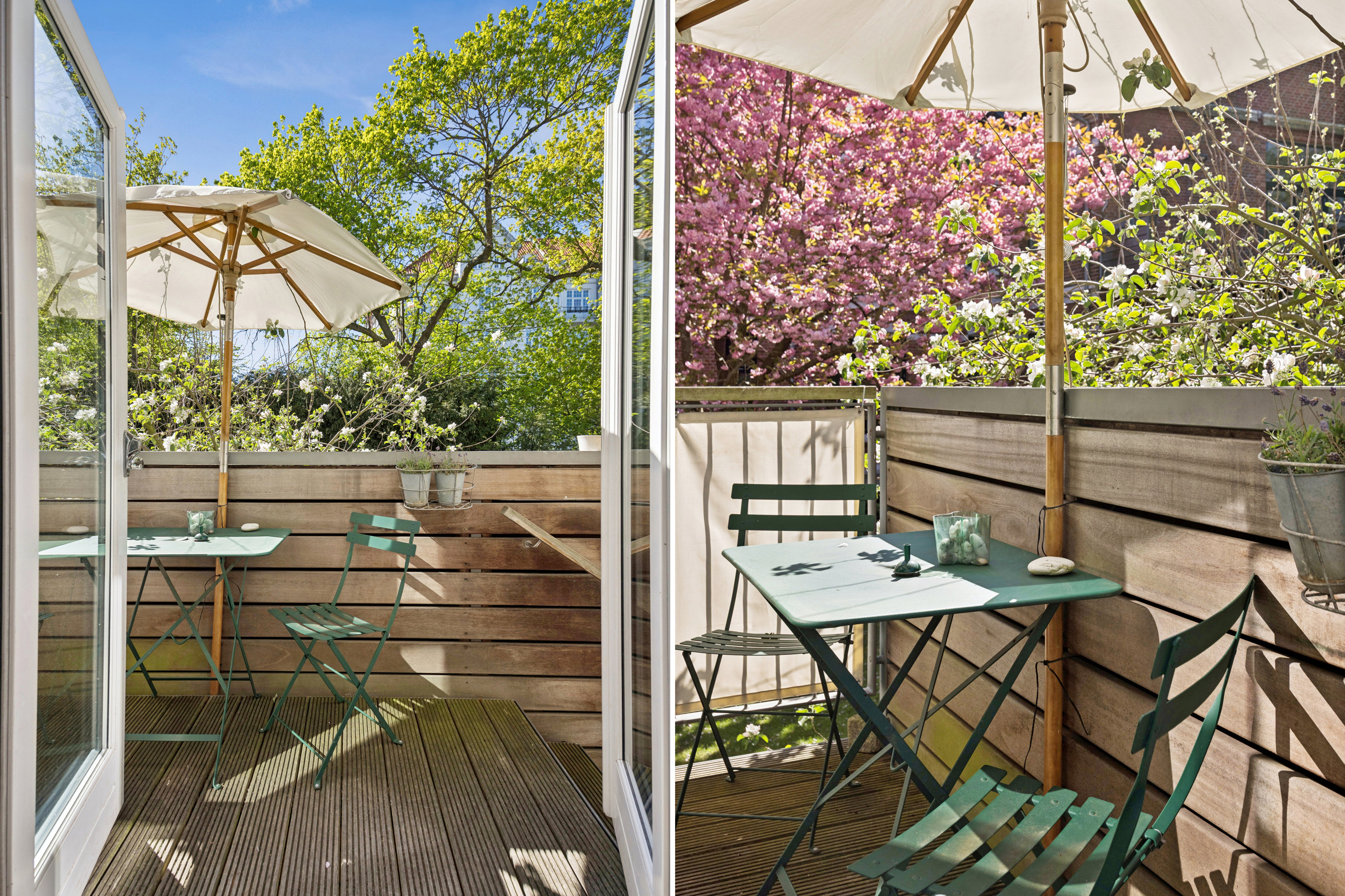 Fremhævet terrasse billede i fuldskærmstilstand. Billede af Frydendalsvej 28B, 1809 Frederiksberg C