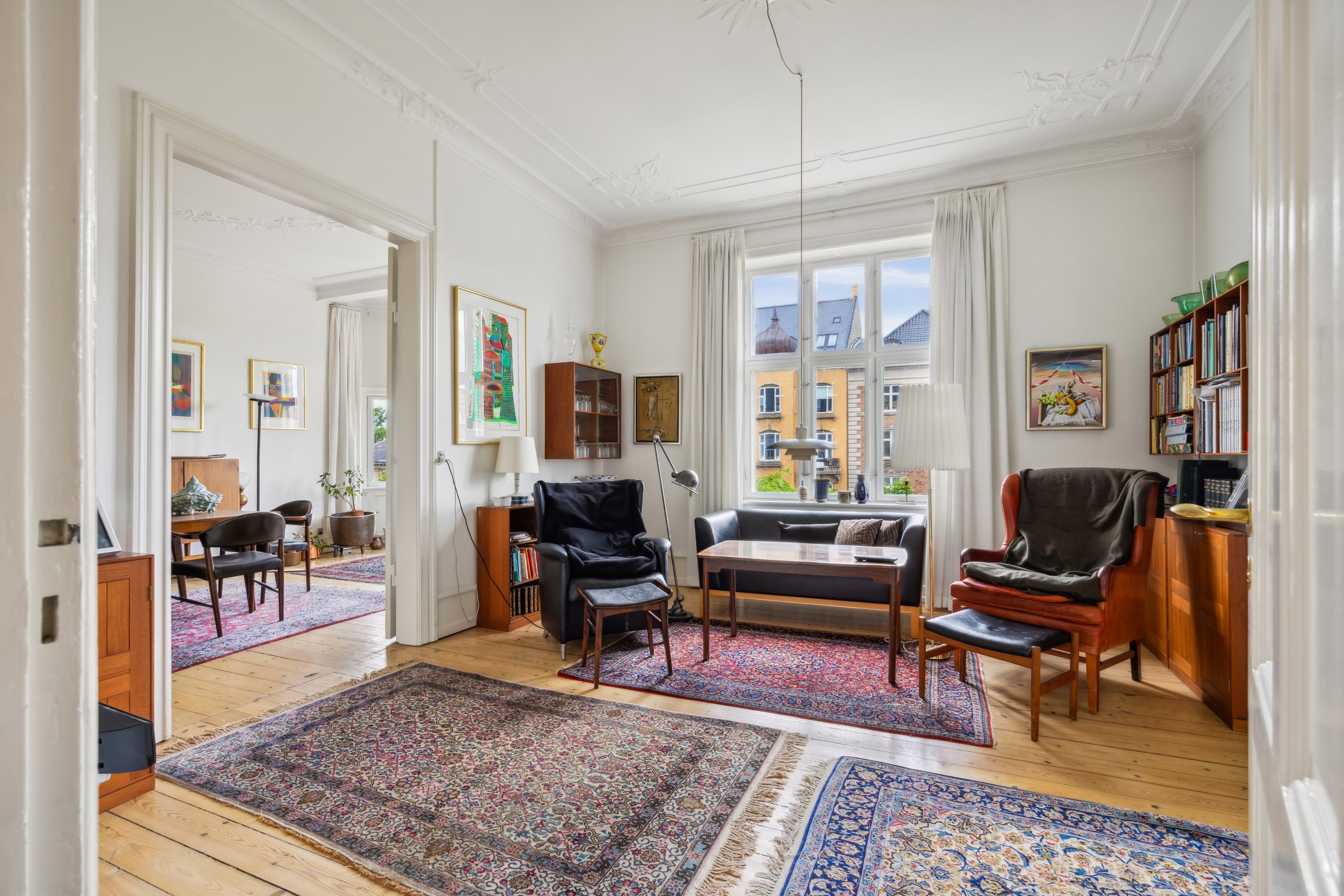 Fremhævet stue billede i fuldskærmstilstand. Billede af Frederiksberg Alle 19A, 3. tv., 1820 Frederiksberg C