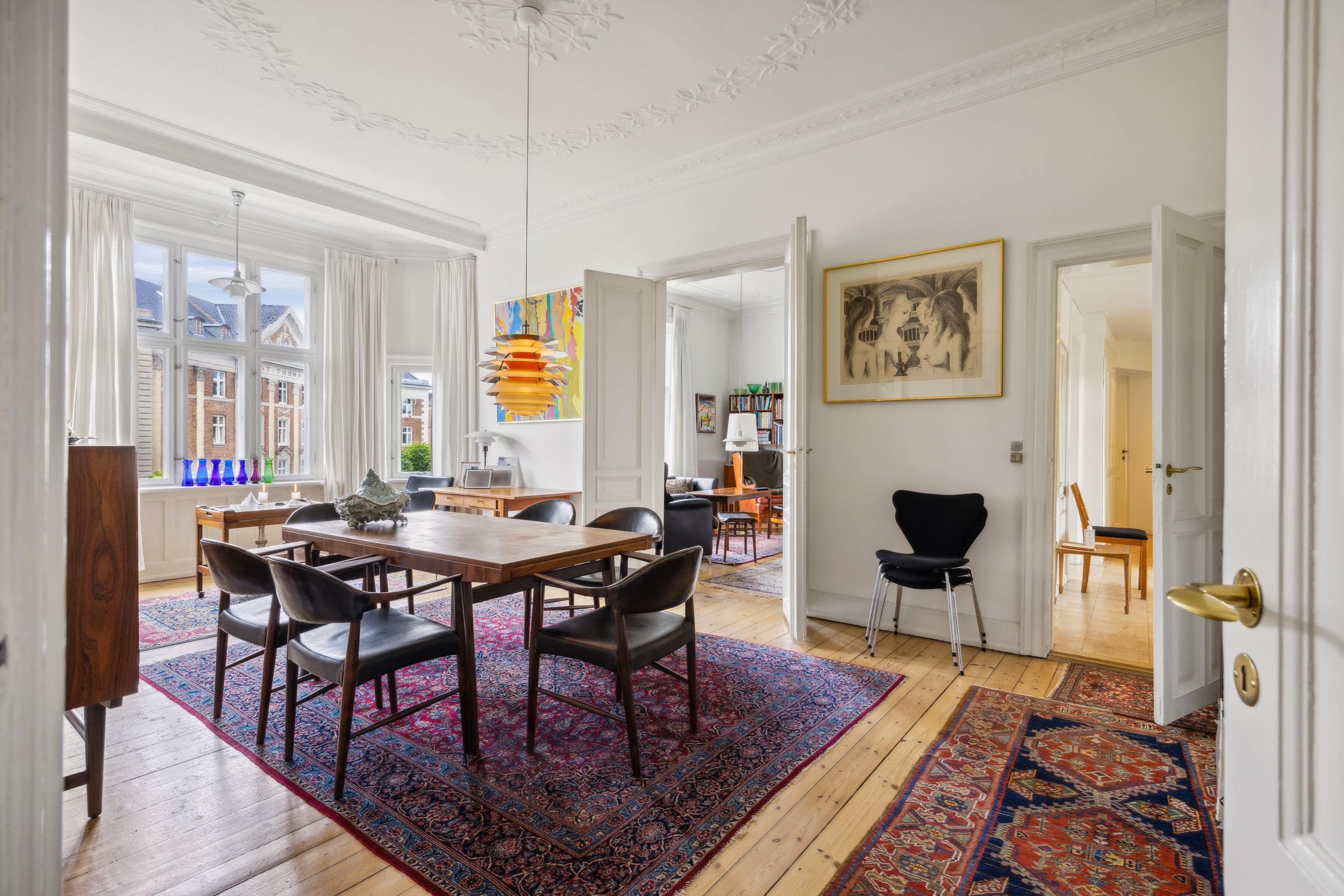 Fremhævet stue billede i fuldskærmstilstand. Billede af Frederiksberg Alle 19A, 3. tv., 1820 Frederiksberg C