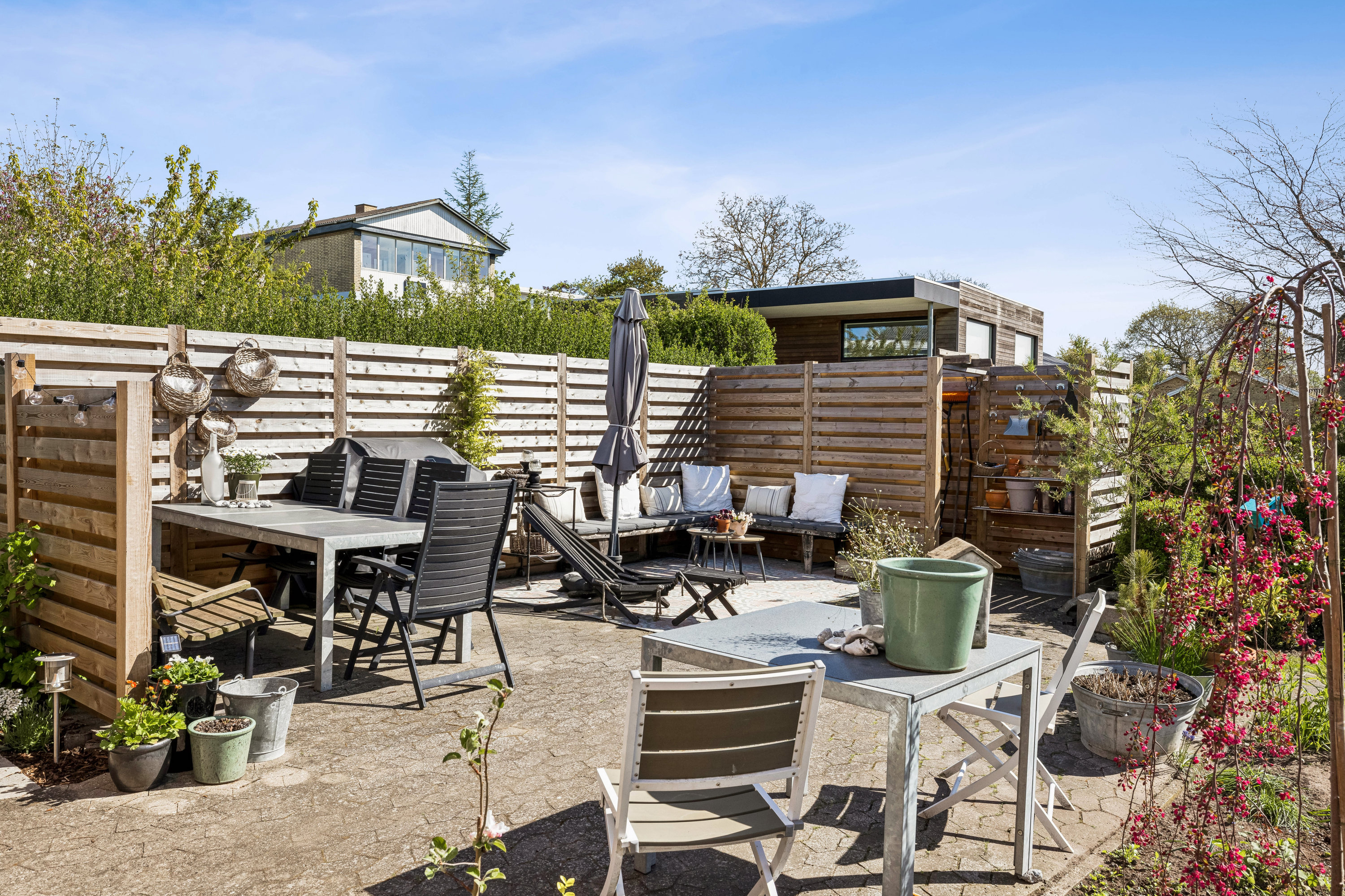Fremhævet terrasse billede i fuldskærmstilstand. Billede af Gyvelbakken 16, 8500 Grenaa