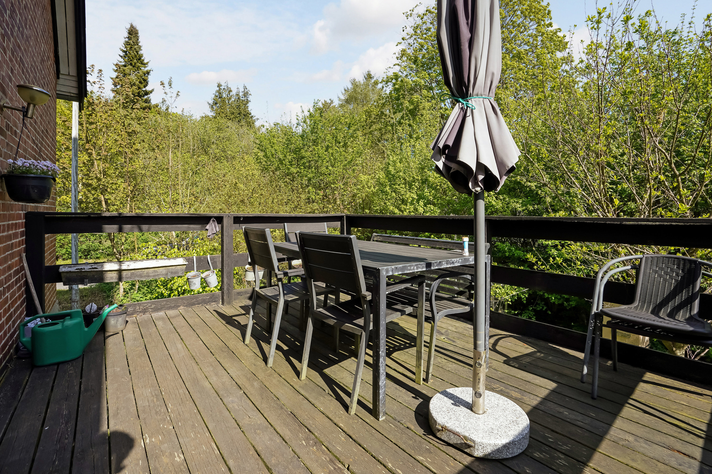 Fremhævet terrasse billede i fuldskærmstilstand. Billede af Svanevej 13, Tommerup St, 5690 Tommerup
