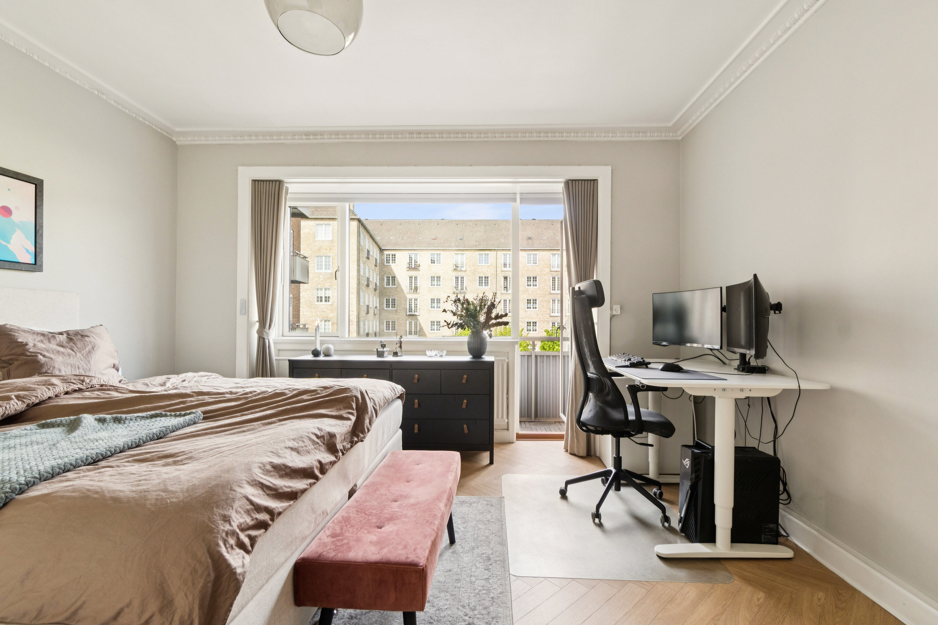 Fremhævet soveværelse billede i fuldskærmstilstand. Billede af Dalføret 13, 1. th., 2300 København S
