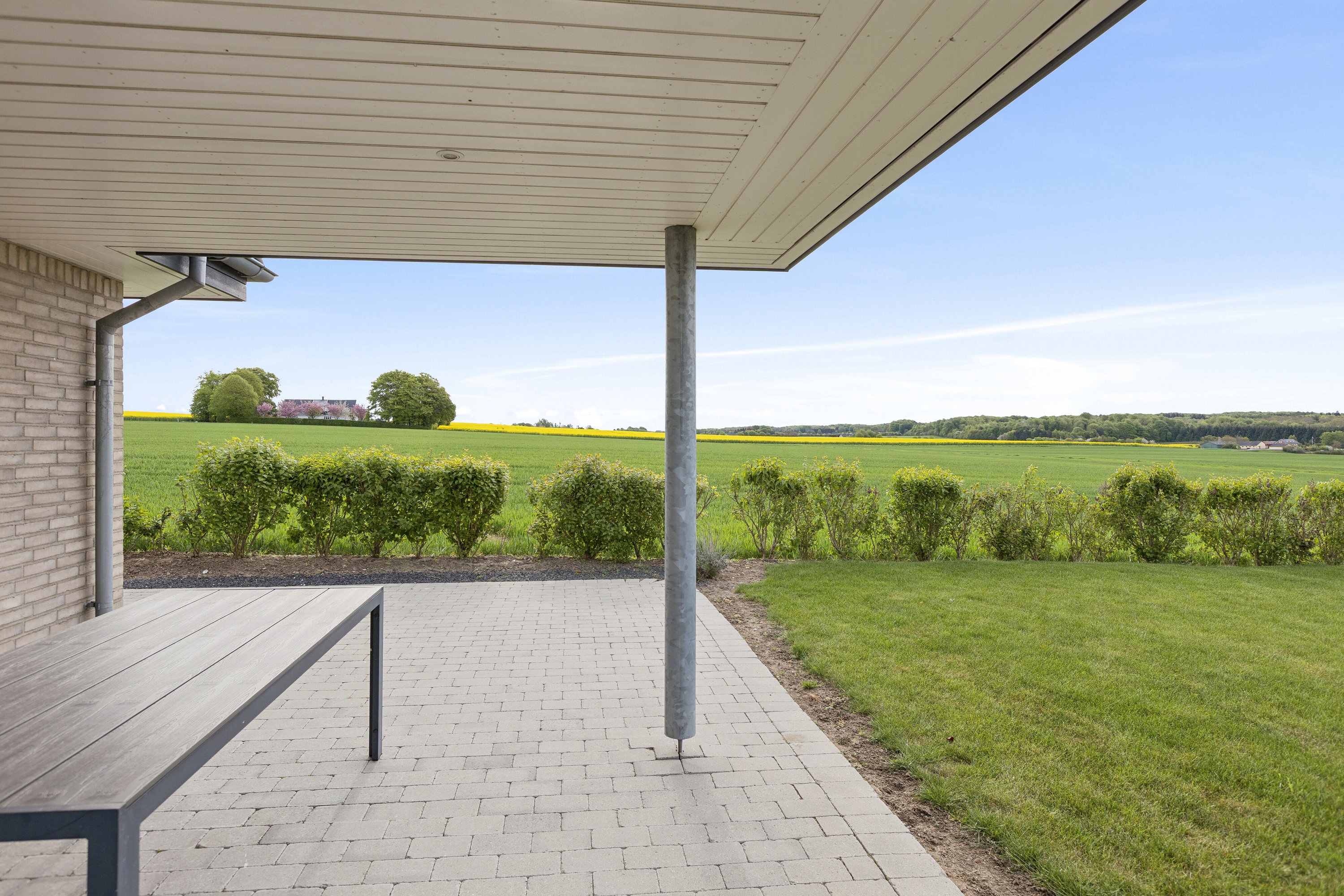 Fremhævet overdækket terrasse billede i fuldskærmstilstand. Billede af Næs Å Bakken 18, 4760 Vordingborg