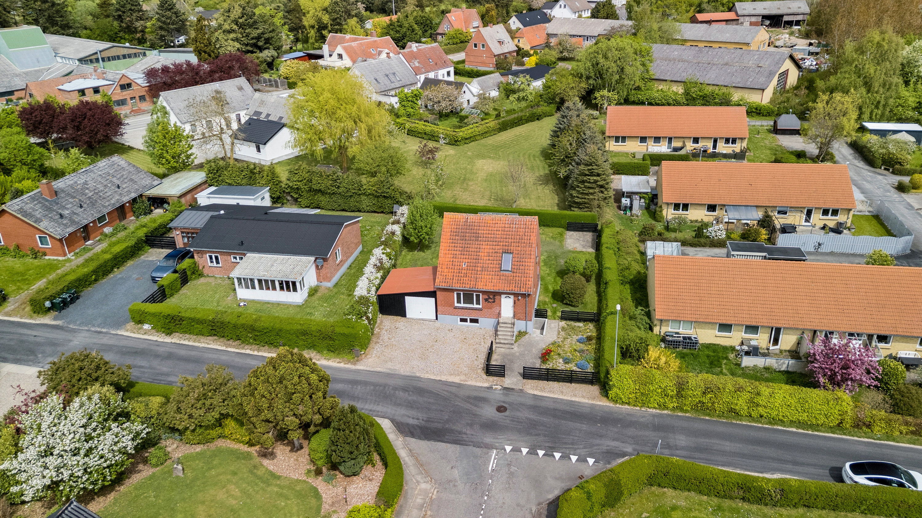 Fremhævet luftfoto billede i fuldskærmstilstand. Billede af Skebjergvej 5, Tullebølle, 5953 Tranekær
