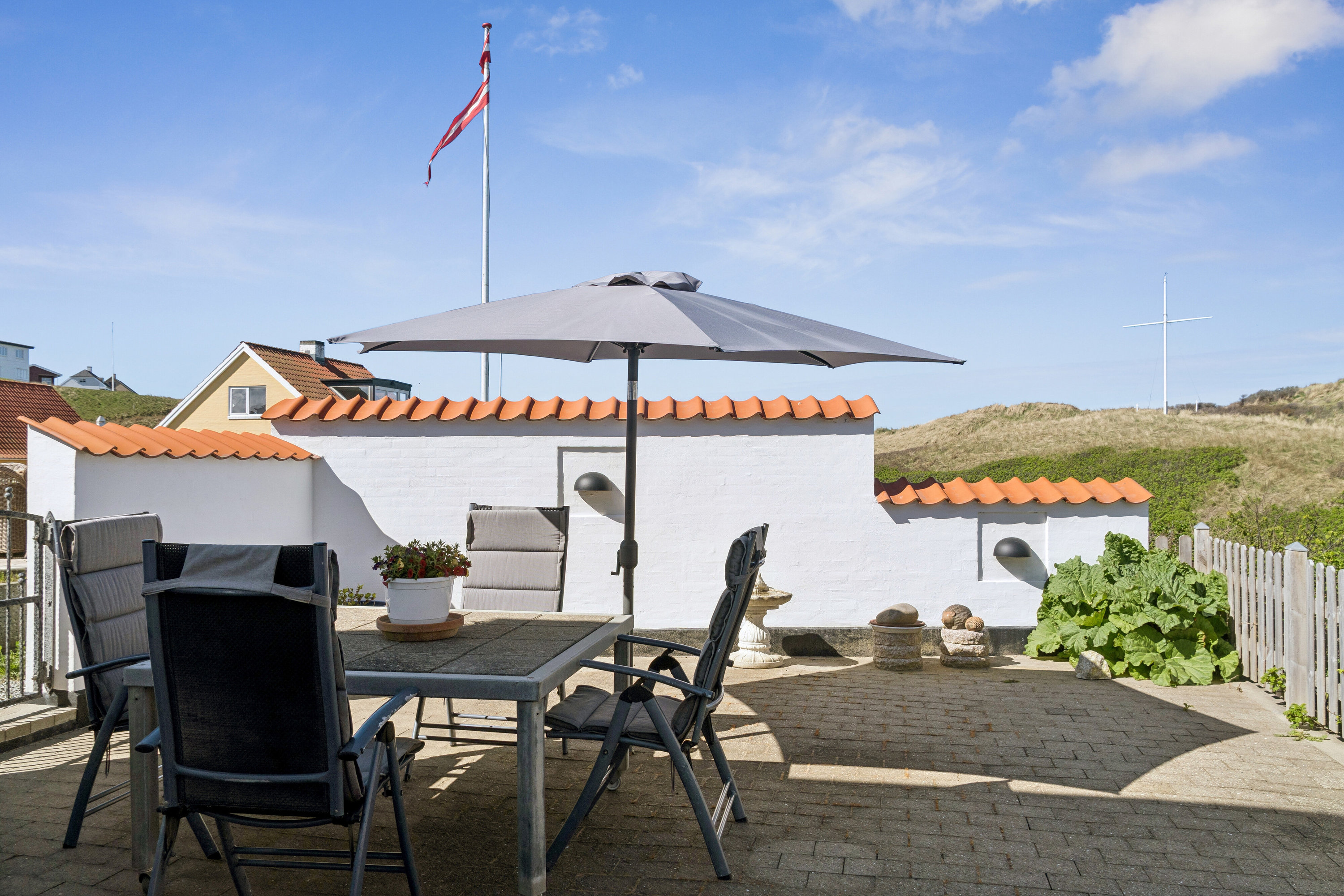 Fremhævet terrasse billede i fuldskærmstilstand. Billede af Strandvejen 113, Lønstrup, 9800 Hjørring