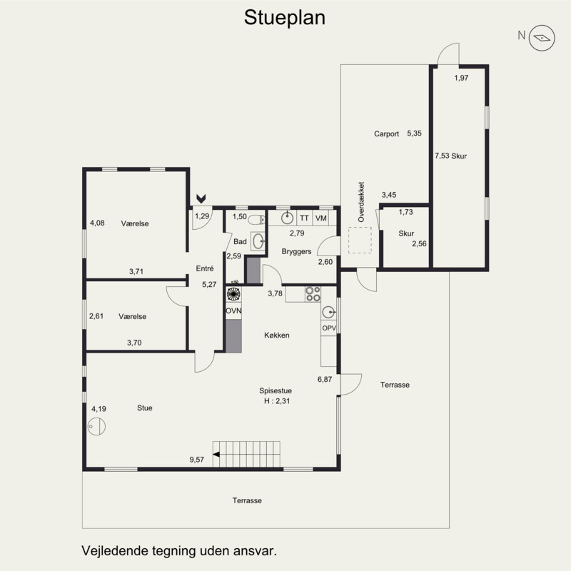 Plantegninger billede af Lupinvej 84, 8700 Horsens