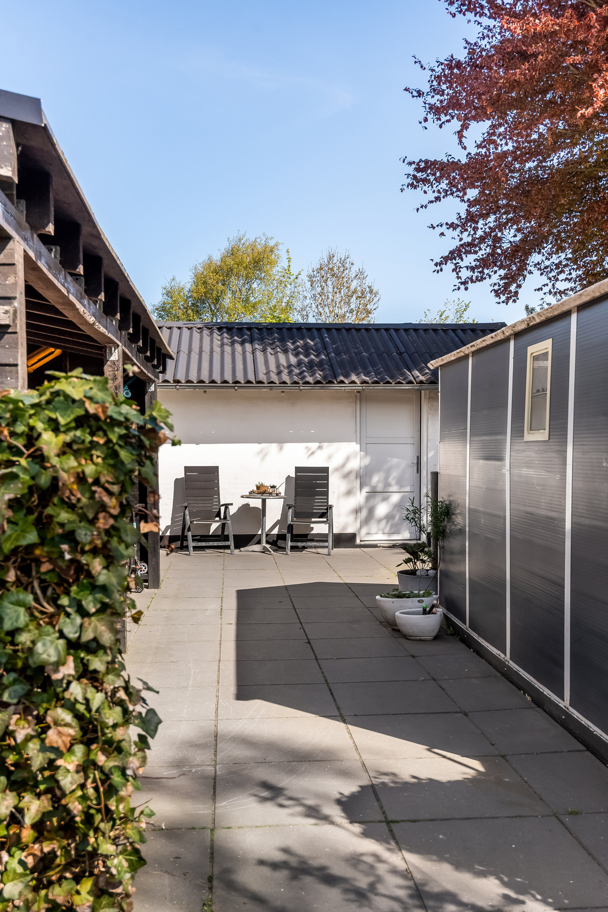 Fremhævet terrasse billede i fuldskærmstilstand. Billede af Villavej 29, Mejrup, 7500 Holstebro