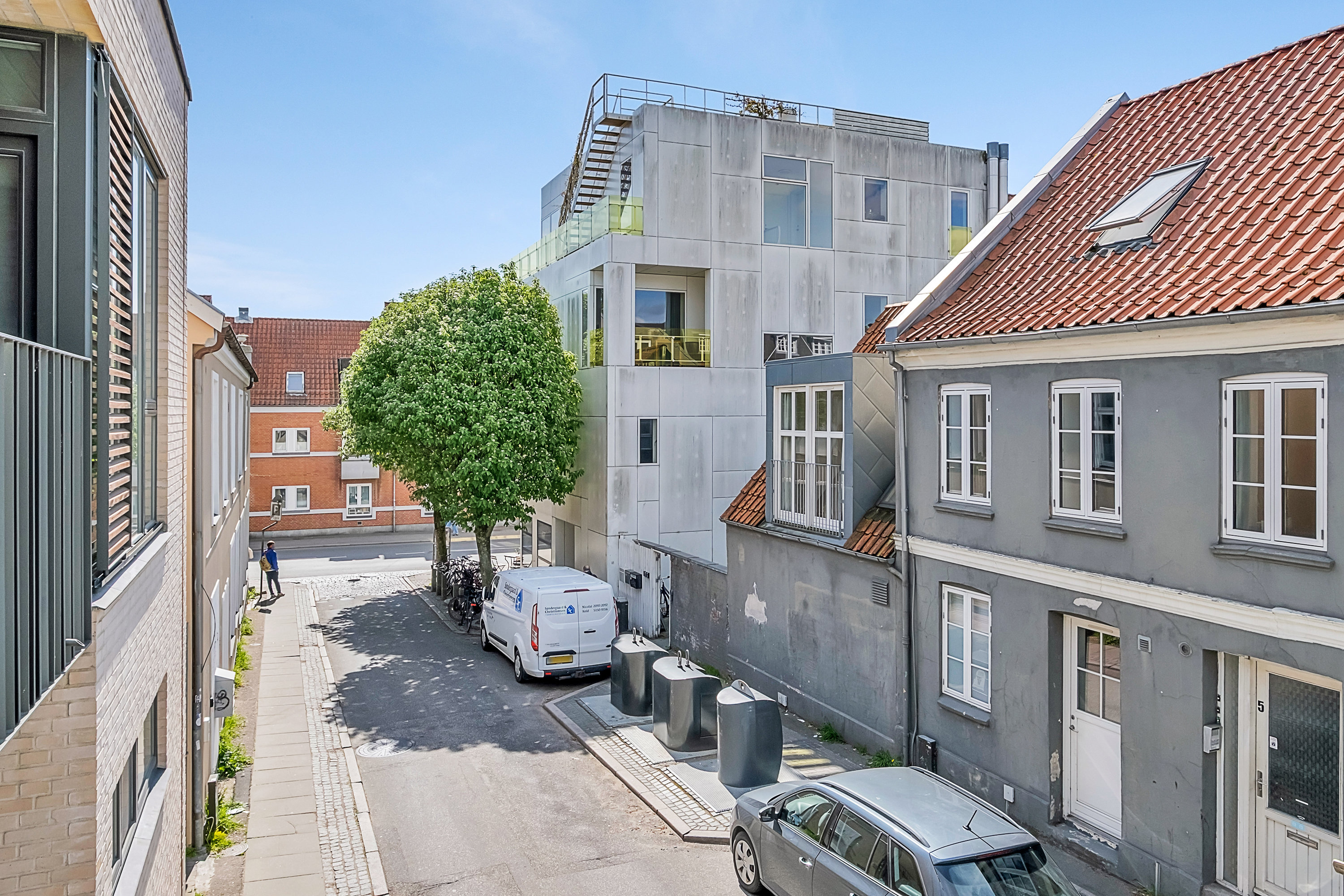 Fremhævet facade billede i fuldskærmstilstand. Billede af Sjællandsgade 3B, 8000 Aarhus C
