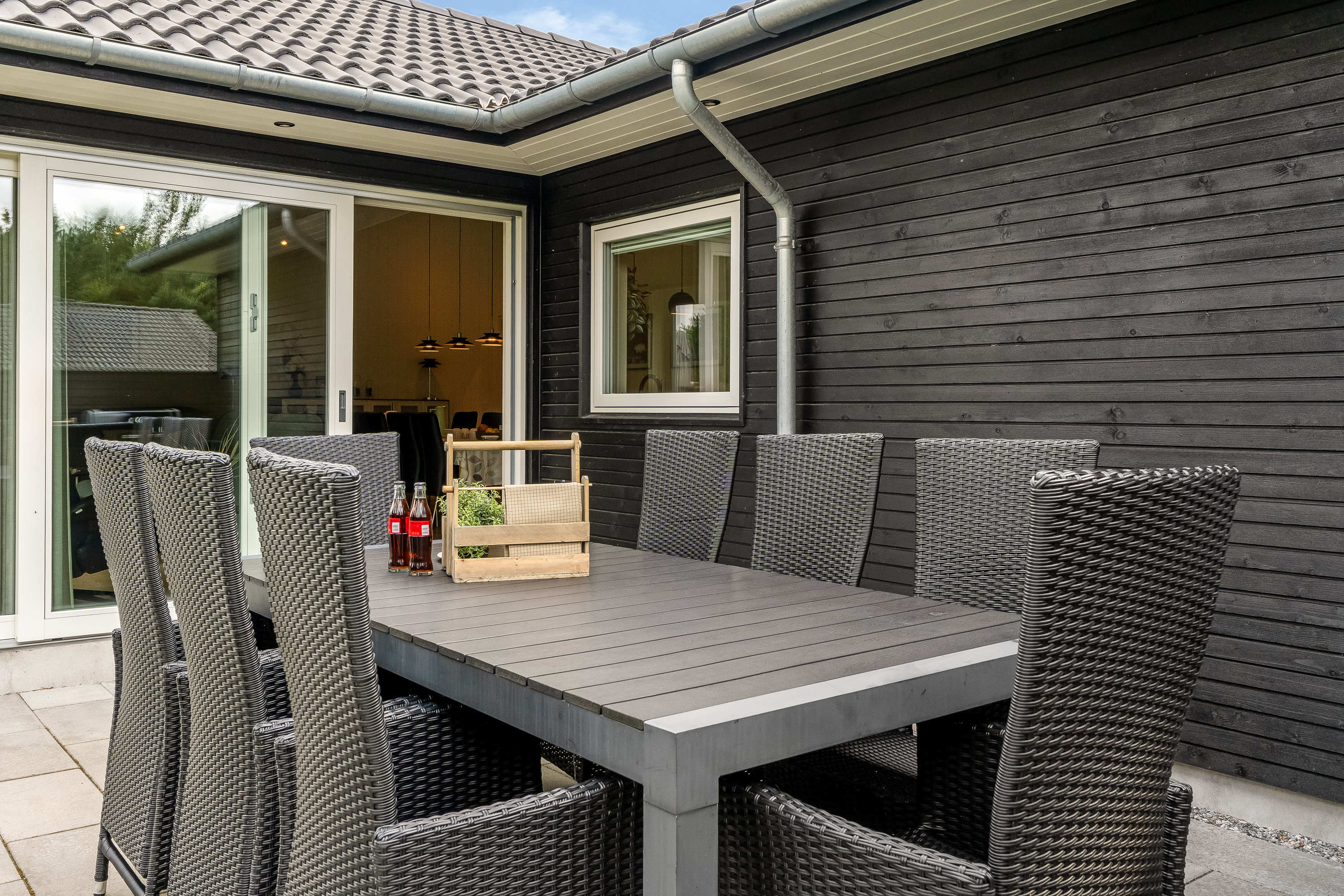 Fremhævet terrasse billede i fuldskærmstilstand. Billede af Agerhønevej 6, Tversted, 9881 Bindslev