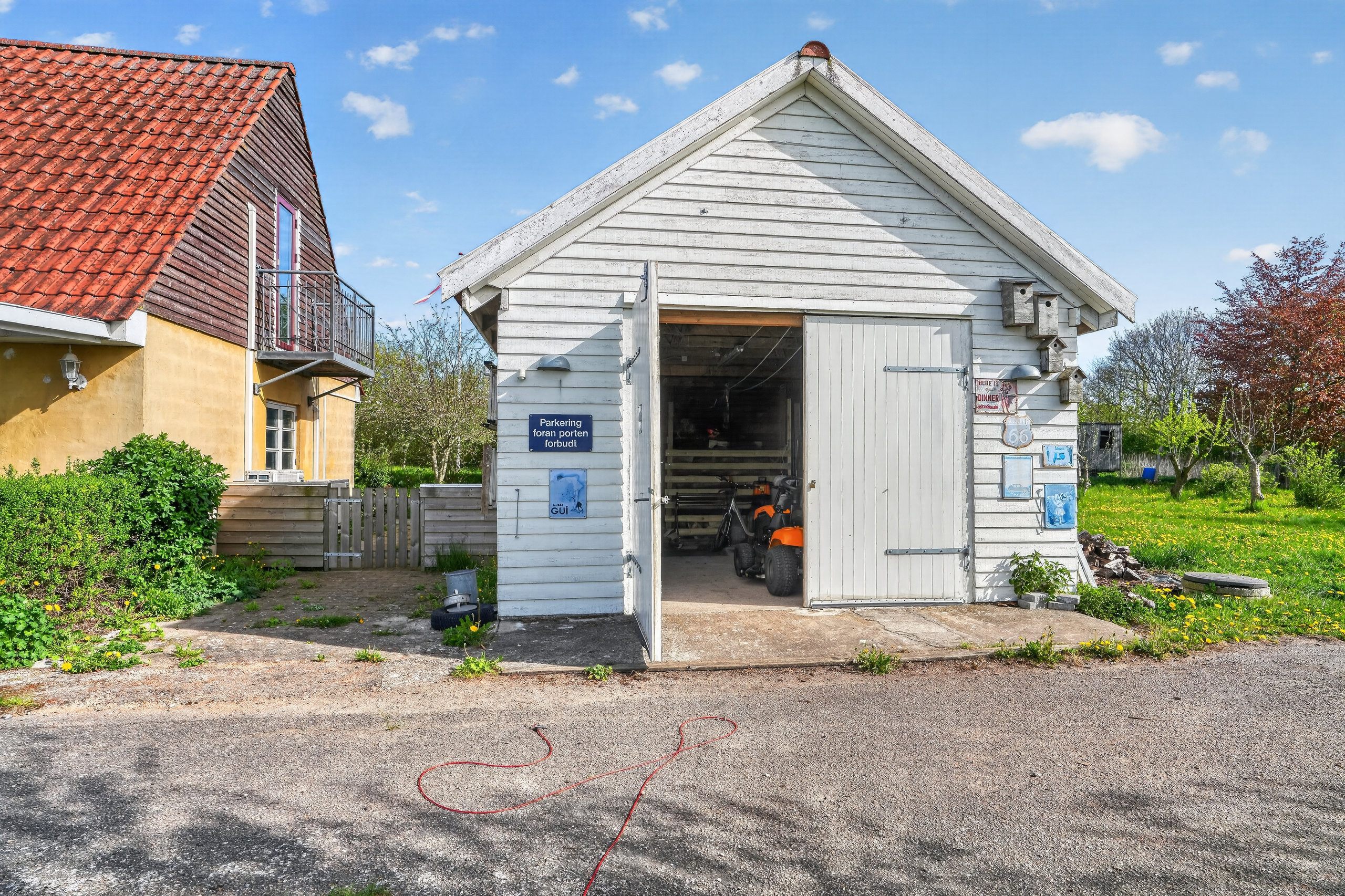 Fremhævet garage billede i fuldskærmstilstand. Billede af Høbjærgvej 41, Nr. Eskilstrup, 4340 Tølløse