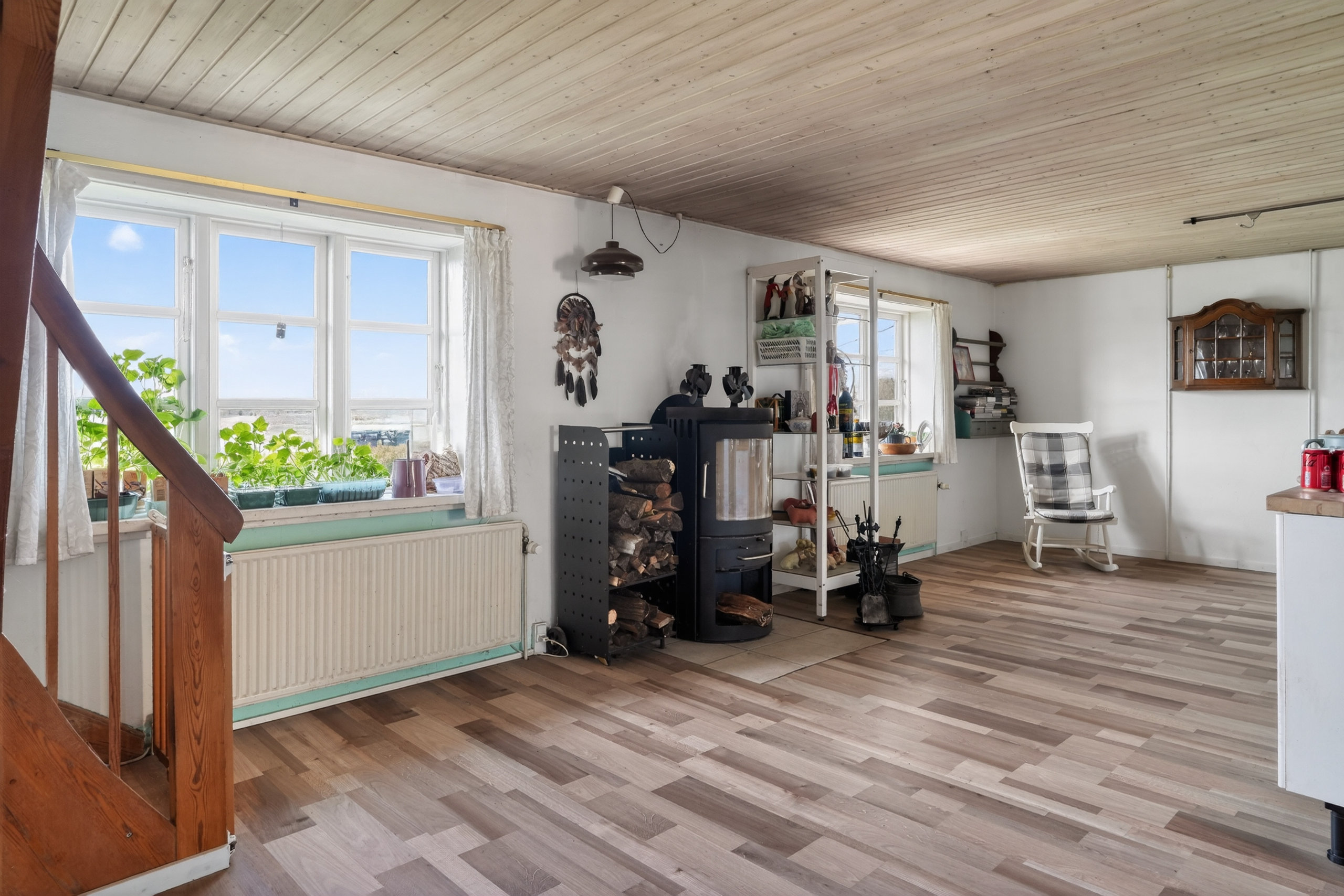 Fremhævet stue billede i fuldskærmstilstand. Billede af Høbjærgvej 41, Nr. Eskilstrup, 4340 Tølløse