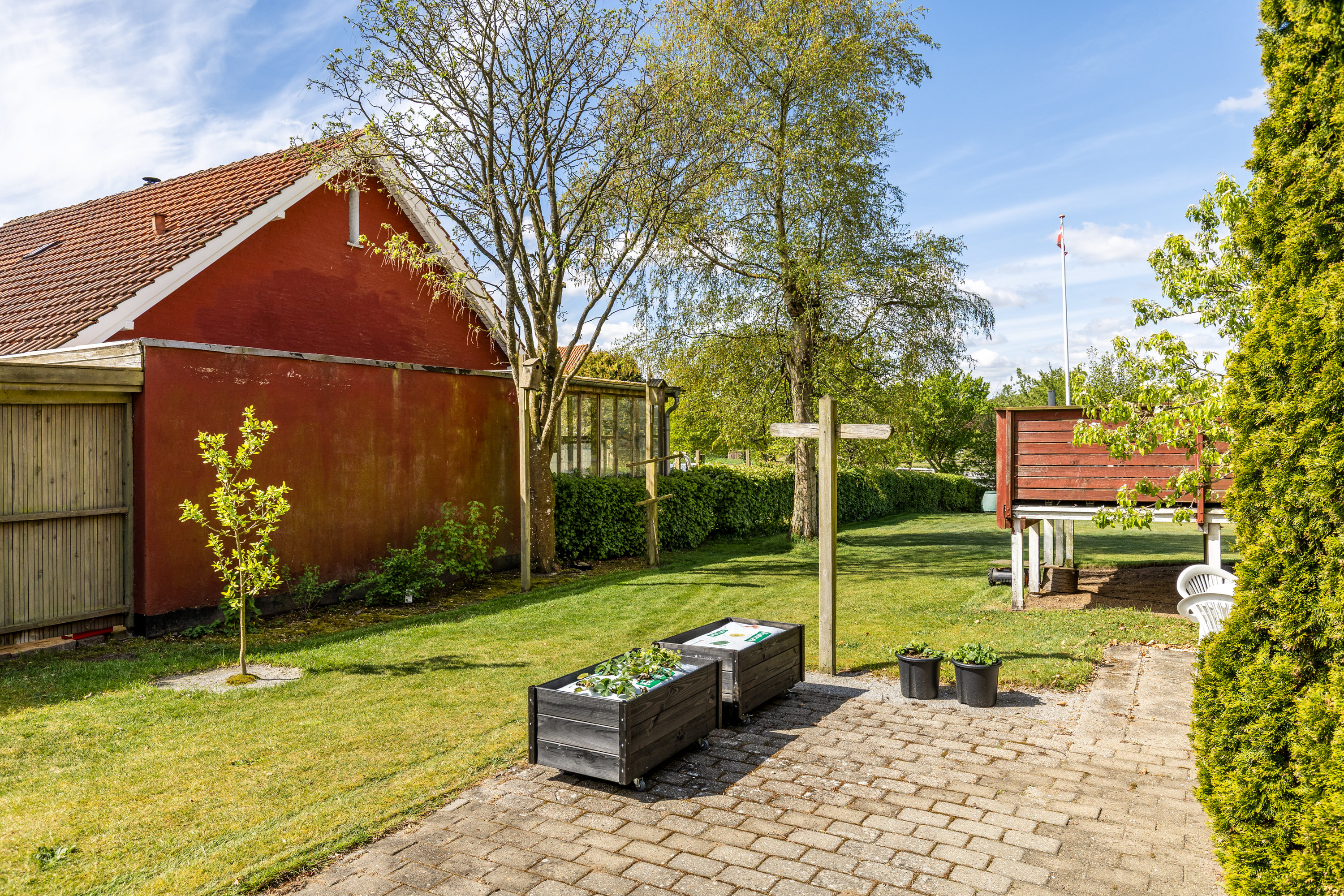 Fremhævet terrasse billede i fuldskærmstilstand. Billede af Aaløkkevej 7, 6240 Løgumkloster
