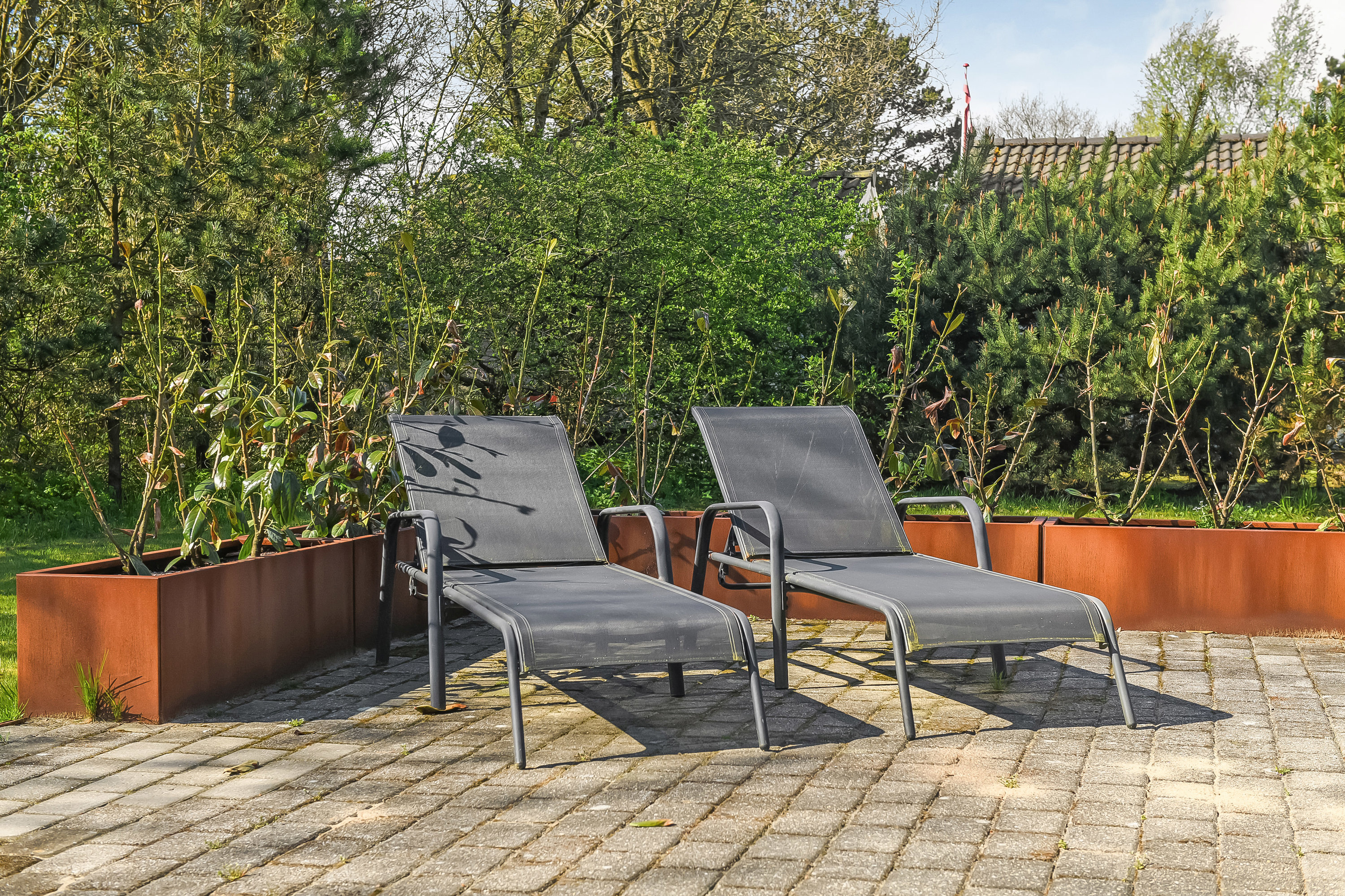 Fremhævet terrasse billede i fuldskærmstilstand. Billede af Blomstervangen 139, Jegum, 6840 Oksbøl