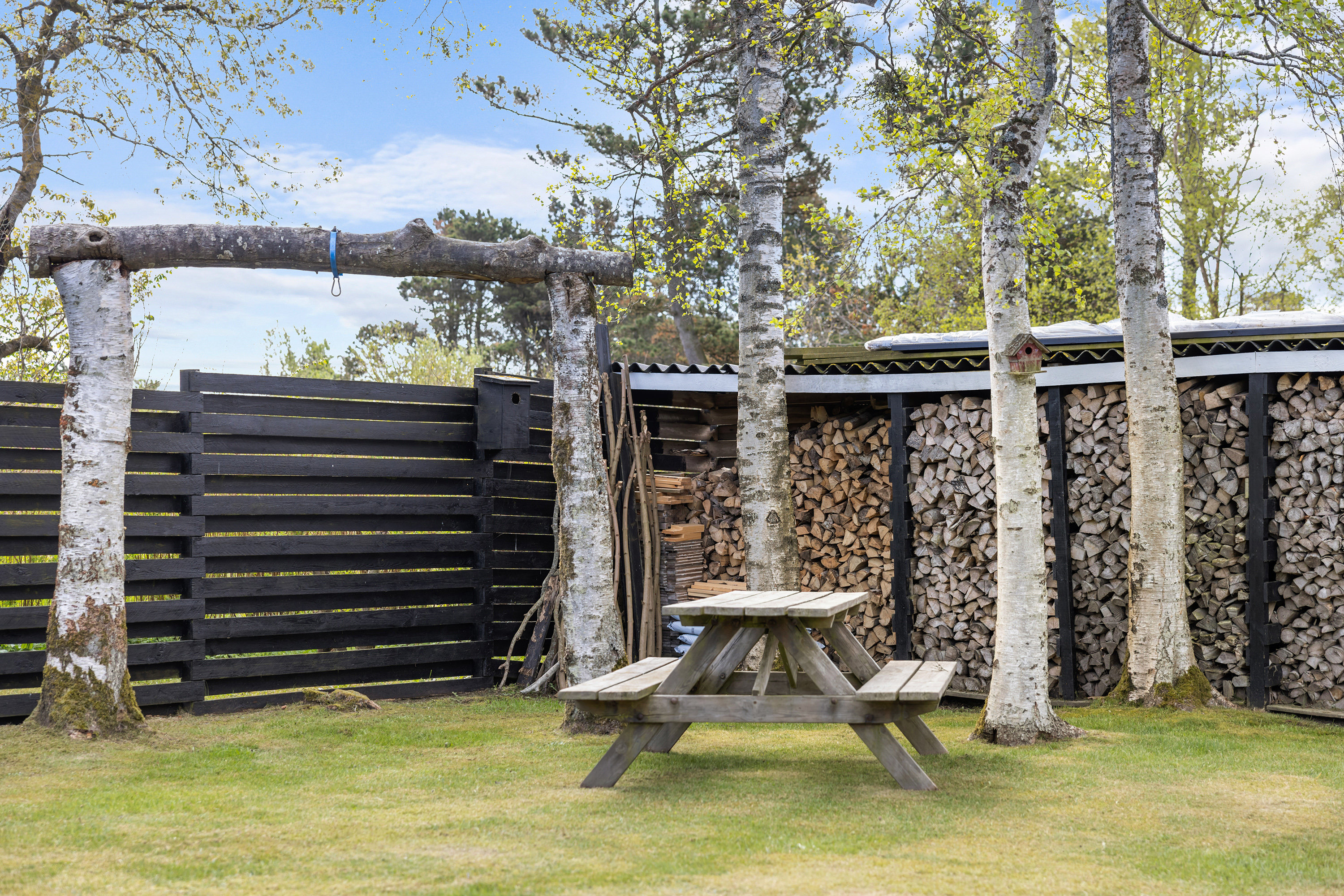 Fremhævet terrasse billede i fuldskærmstilstand. Billede af Agathesvej 11, Lyngså, 9300 Sæby