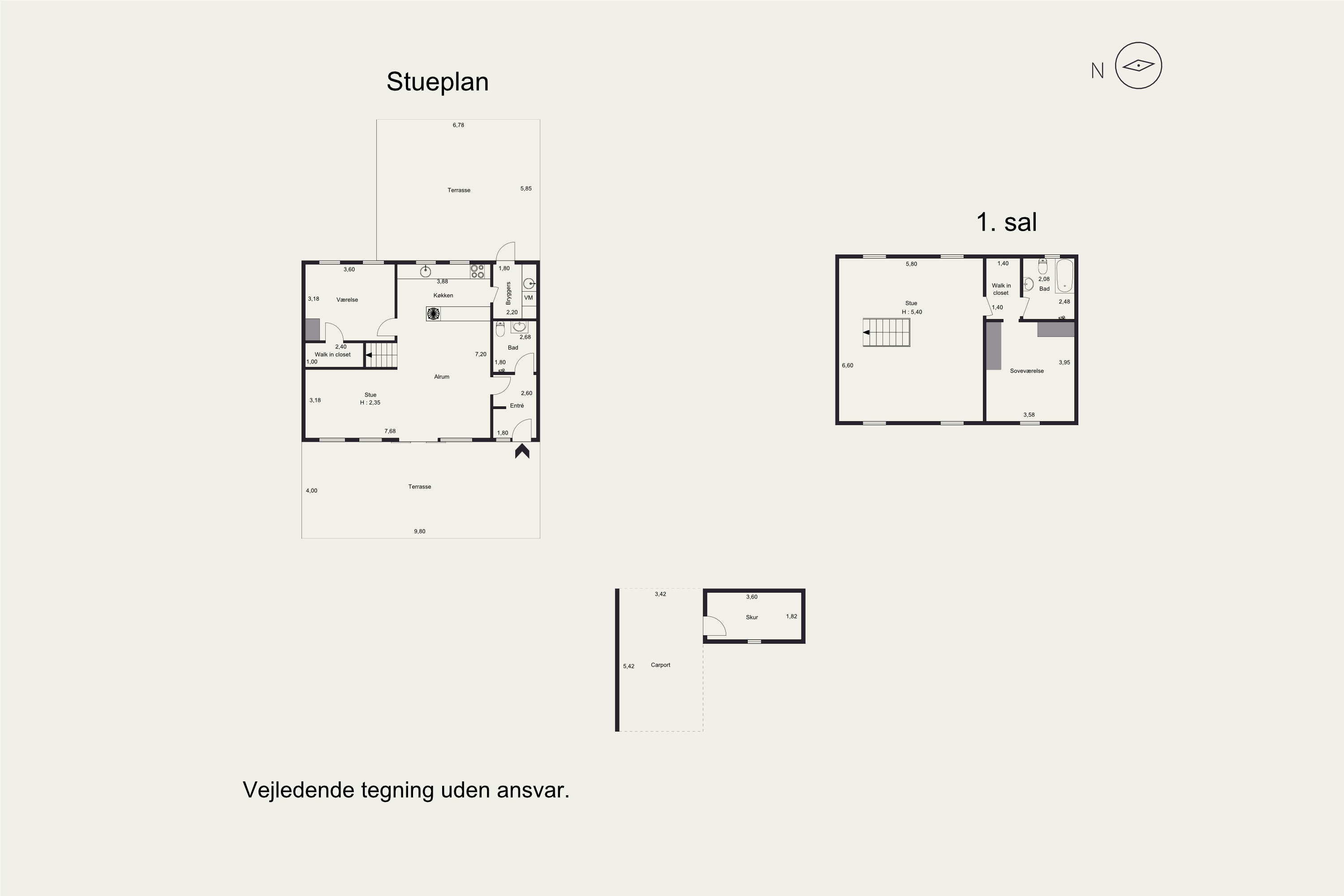 Plantegninger billede af Christianslund 80B, 8300 Odder