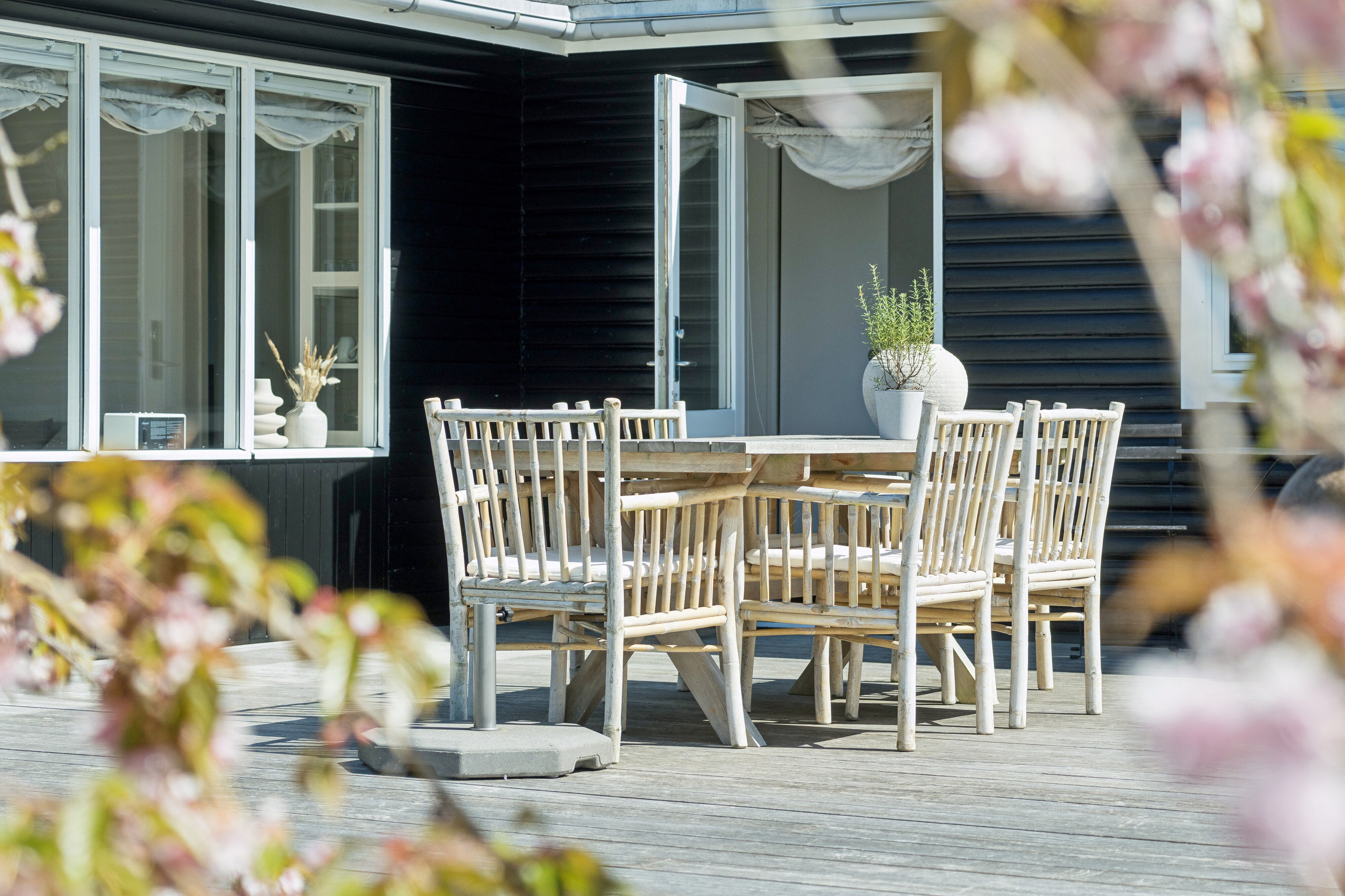 Fremhævet terrasse billede i fuldskærmstilstand. Billede af Delfivej 8, Drøsselbjerg, 4200 Slagelse
