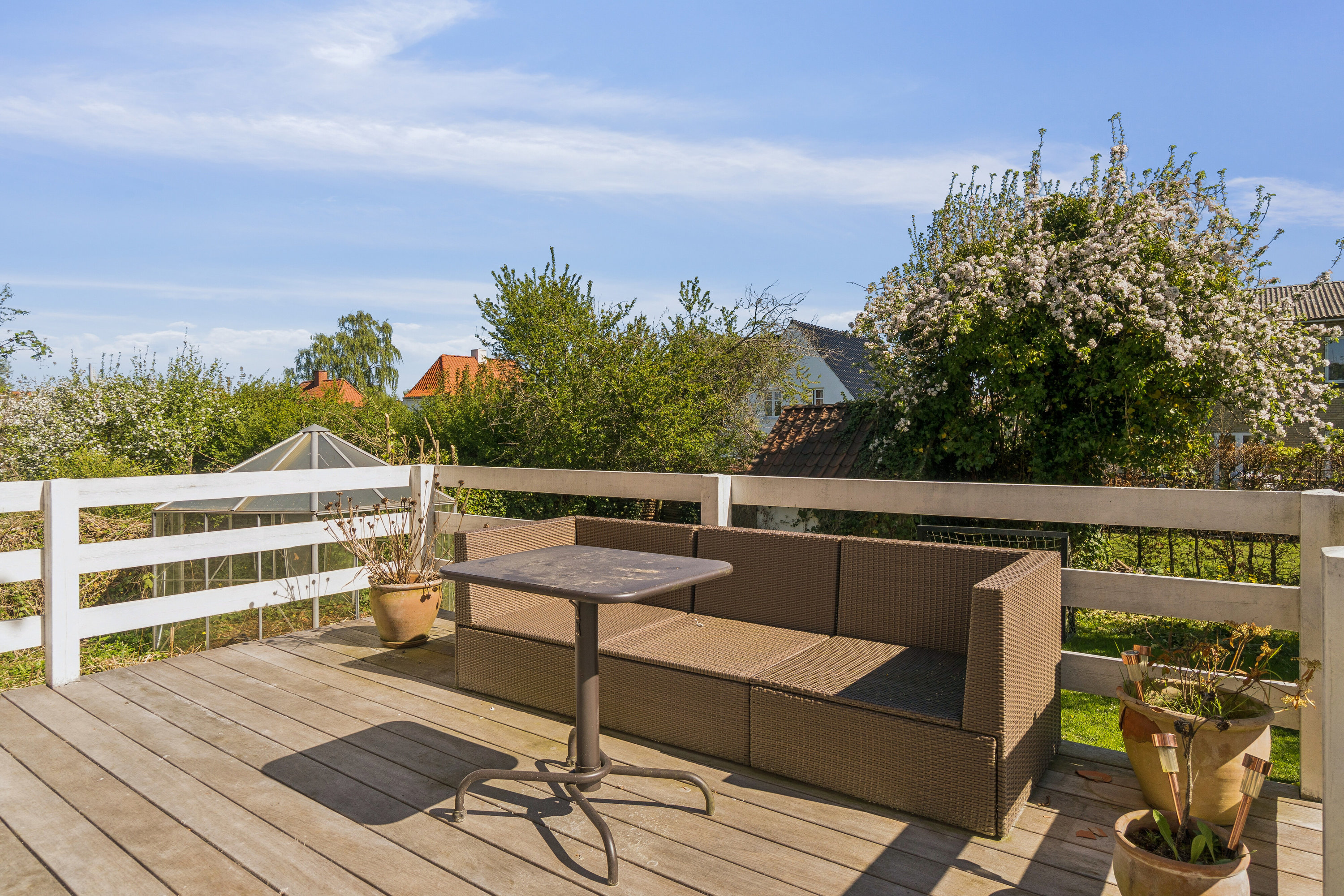 Fremhævet terrasse billede i fuldskærmstilstand. Billede af Skjoldsgade 9, 8260 Viby J