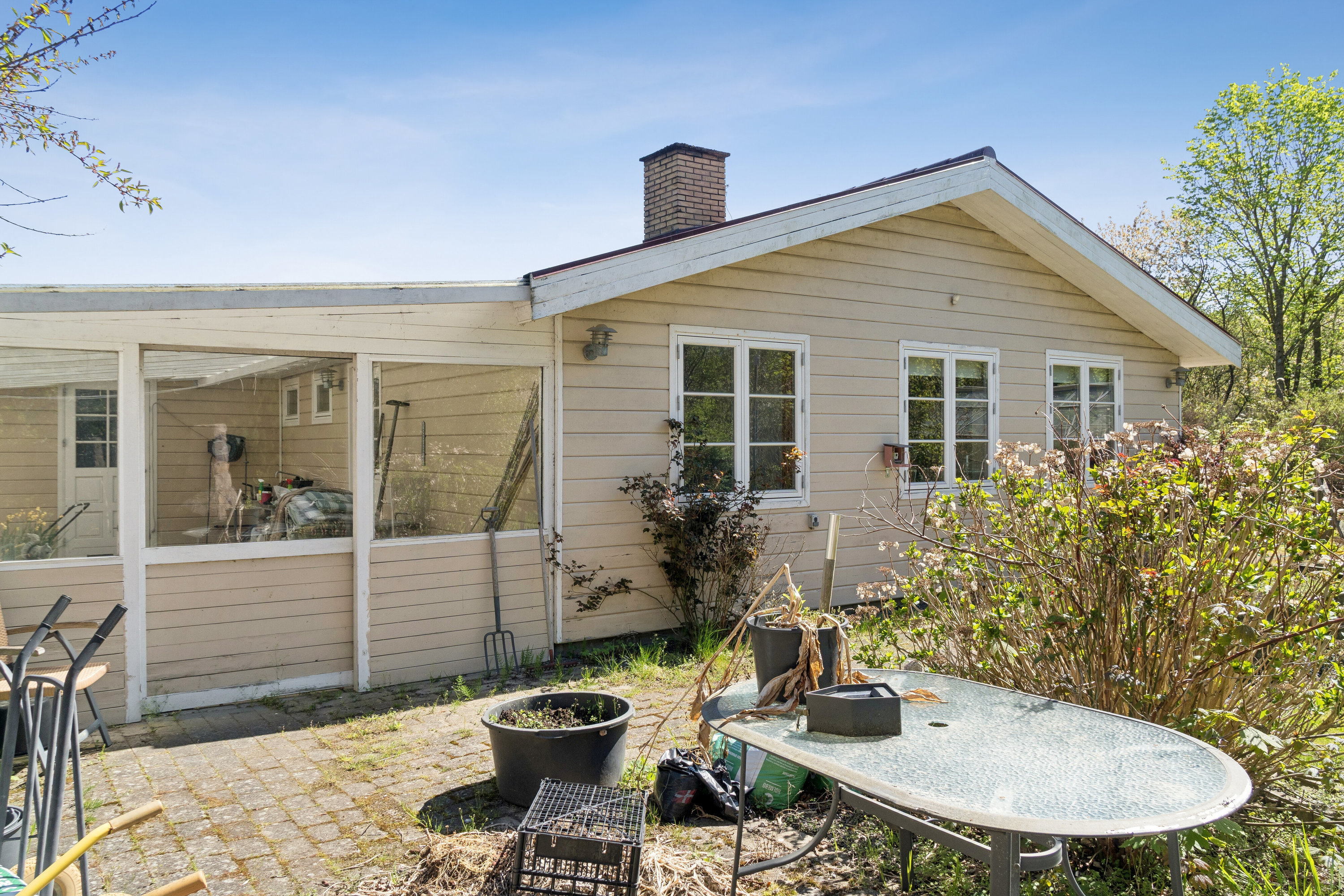 Fremhævet terrasse billede i fuldskærmstilstand. Billede af Ordrupvej 90, Ordrup, 4540 Fårevejle