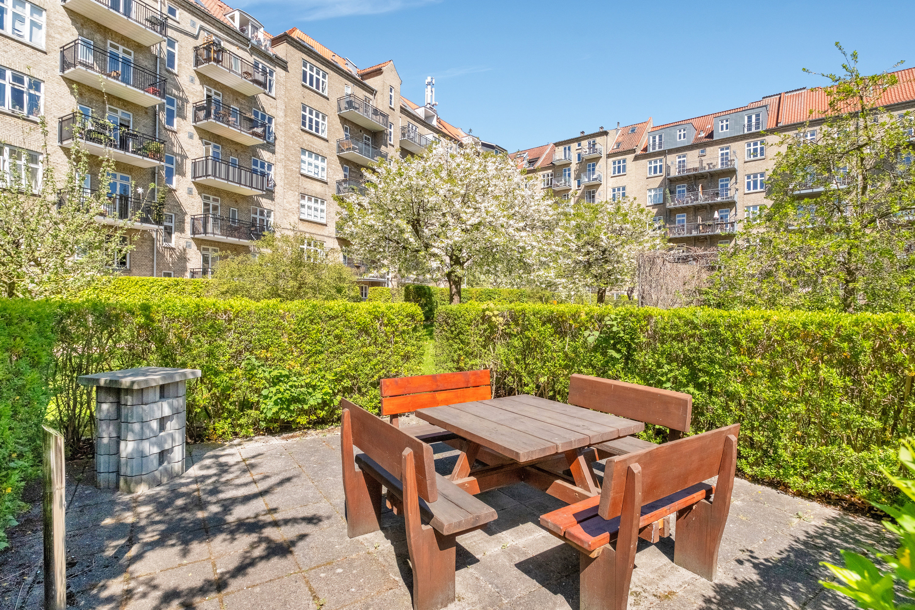 Fremhævet terrasse billede i fuldskærmstilstand. Billede af Viborgvej 25, 1. tv., 8000 Aarhus C
