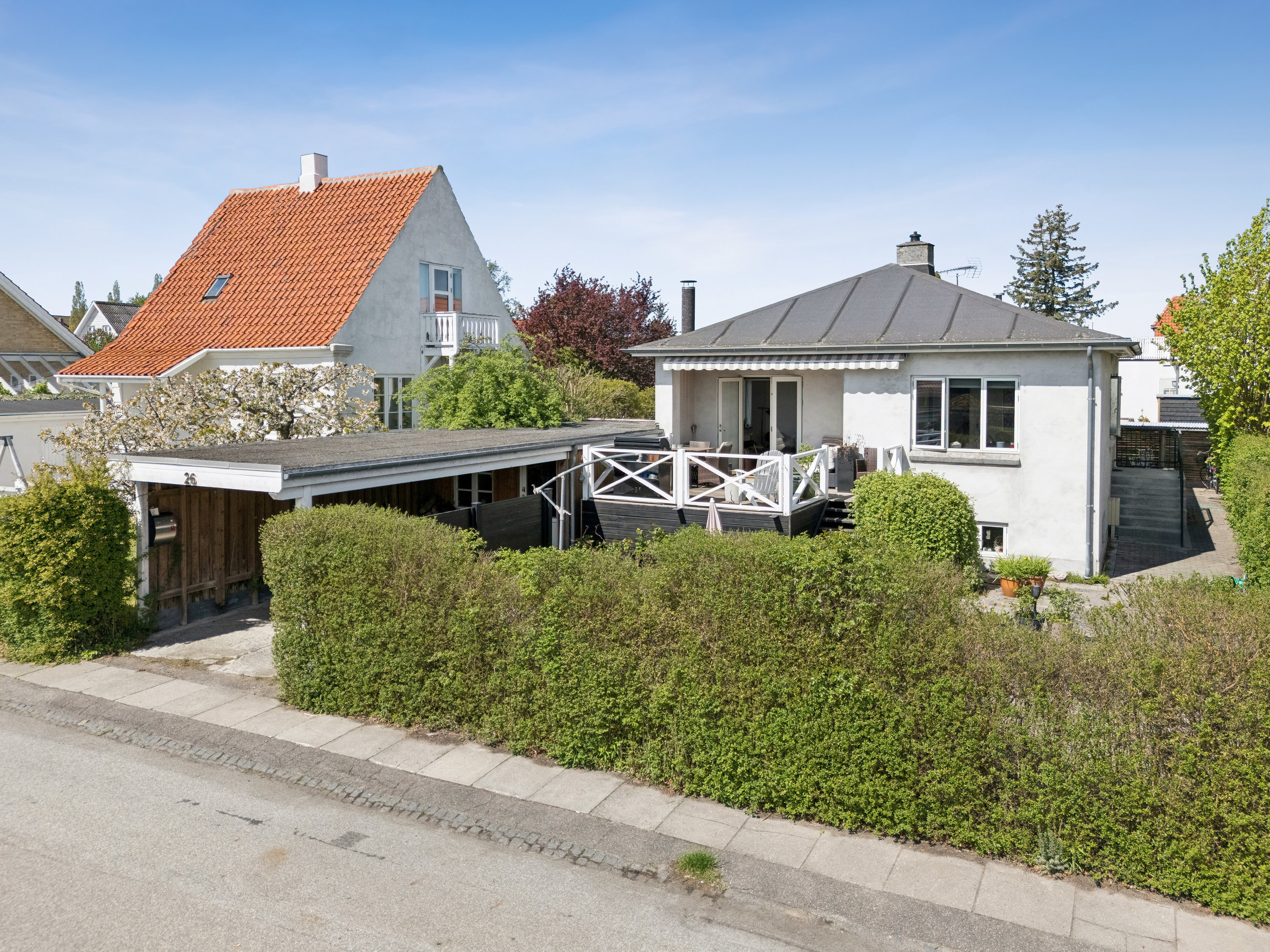 Fremhævet set fra vejen billede i fuldskærmstilstand. Billede af Bårsevej 26, 2650 Hvidovre