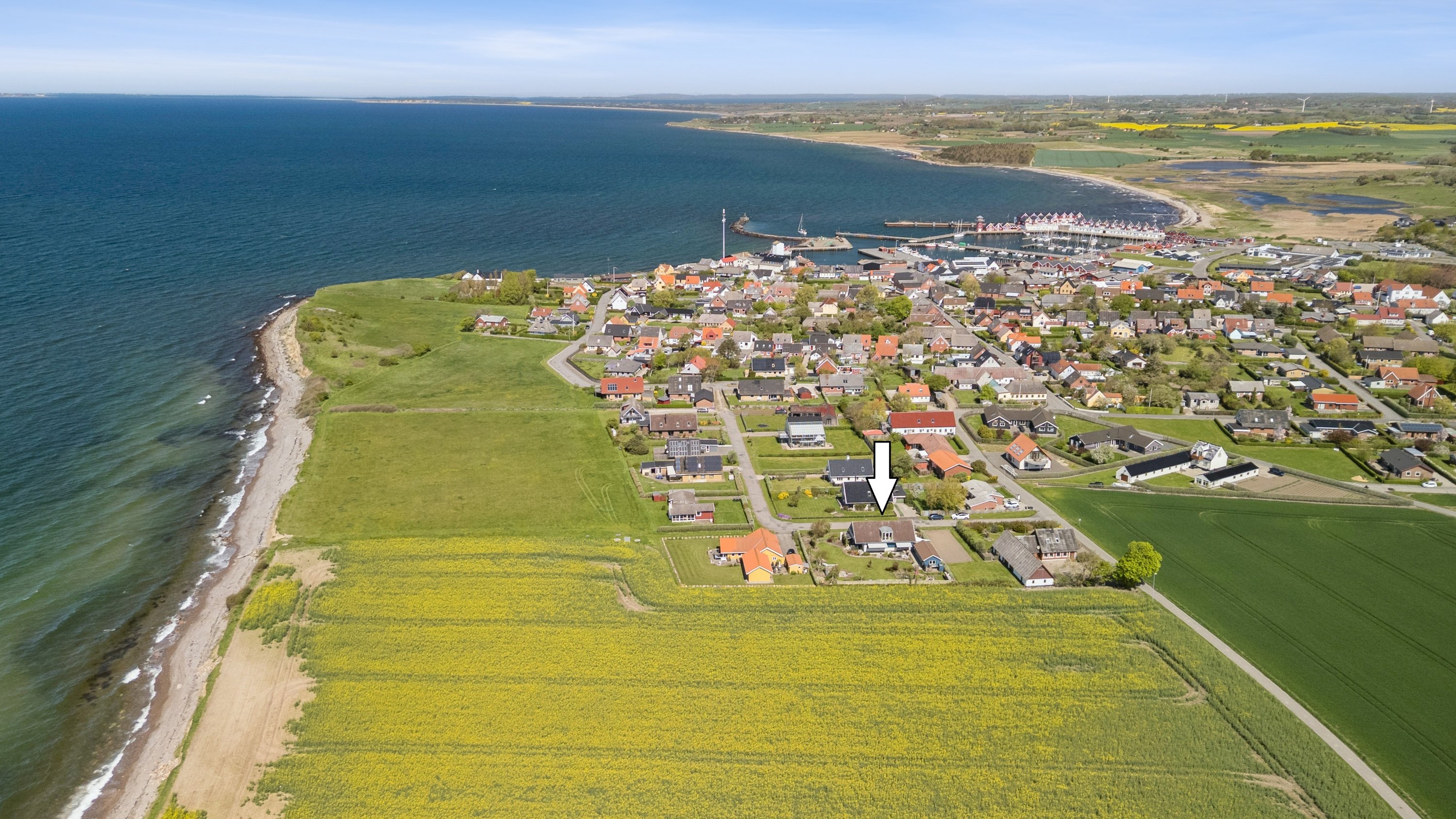 Fremhævet  billede i fuldskærmstilstand. Billede af Strandvænge 1B, 5935 Bagenkop