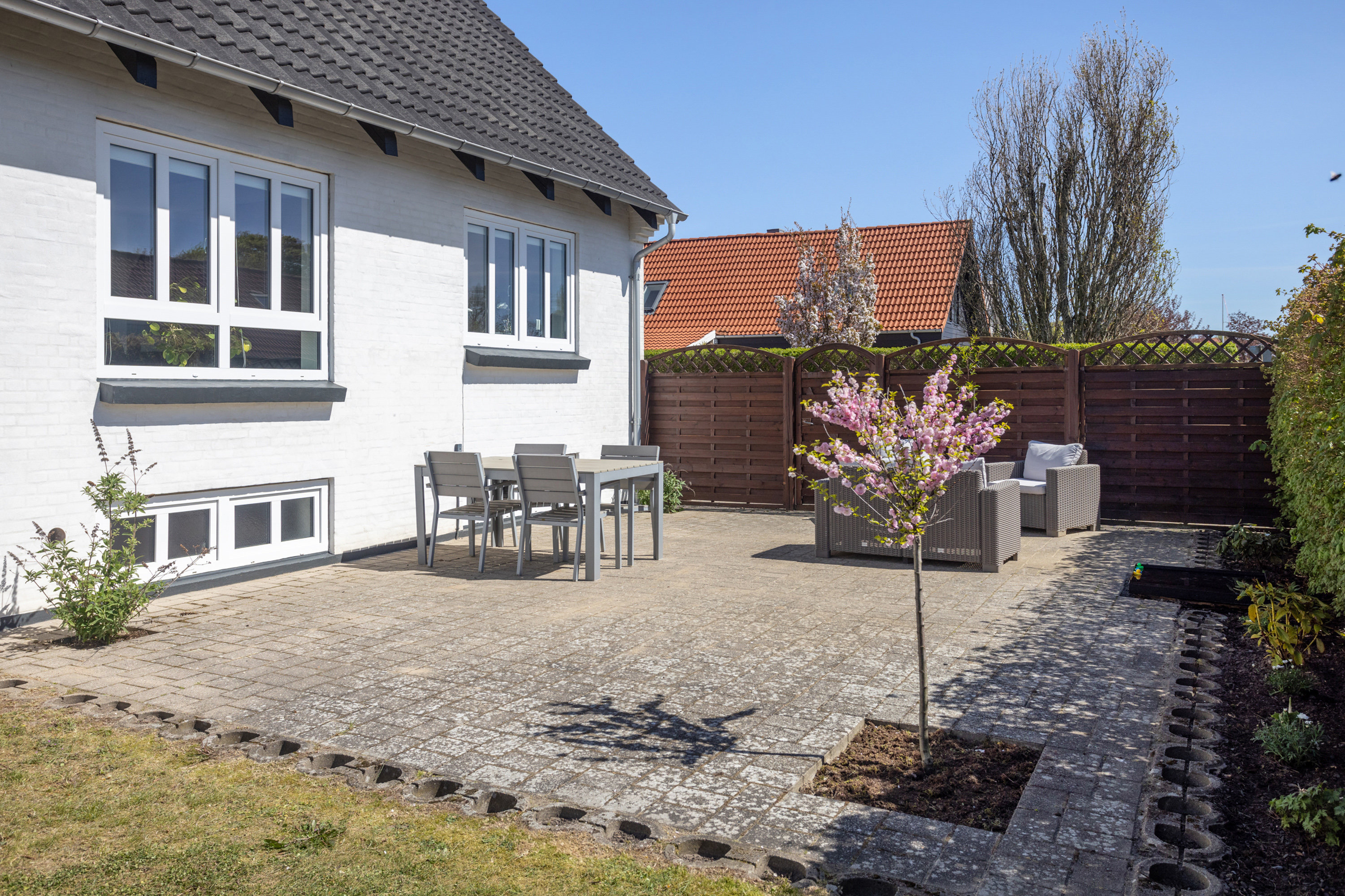 Fremhævet terrasse billede i fuldskærmstilstand. Billede af Tujavej 2, Ø. Brønderslev, 9700 Brønderslev