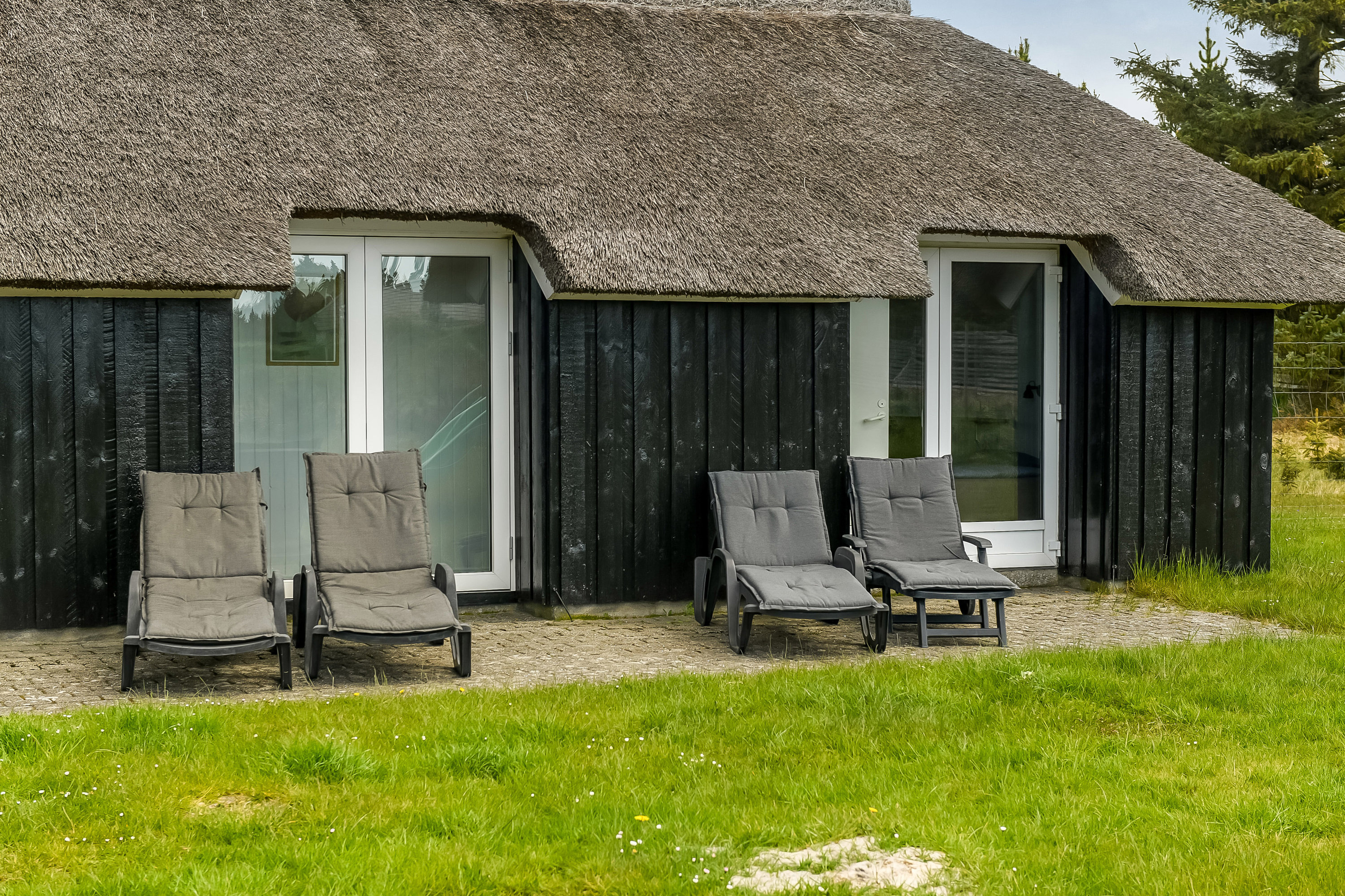 Fremhævet terrasse billede i fuldskærmstilstand. Billede af Fugltoft 4, 6853 Vejers Strand