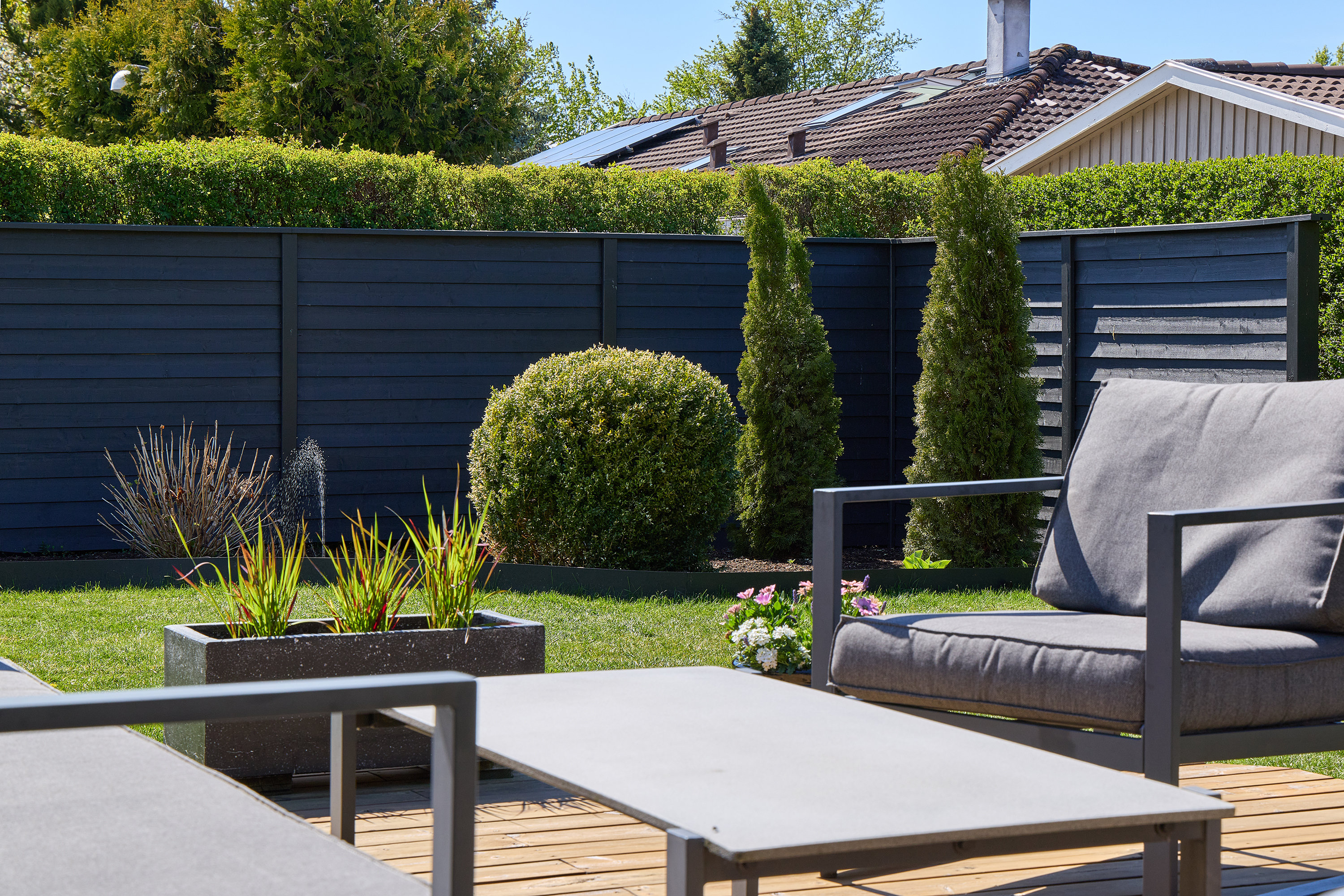 Fremhævet terrasse billede i fuldskærmstilstand. Billede af Vølundsvej 15, 3650 Ølstykke