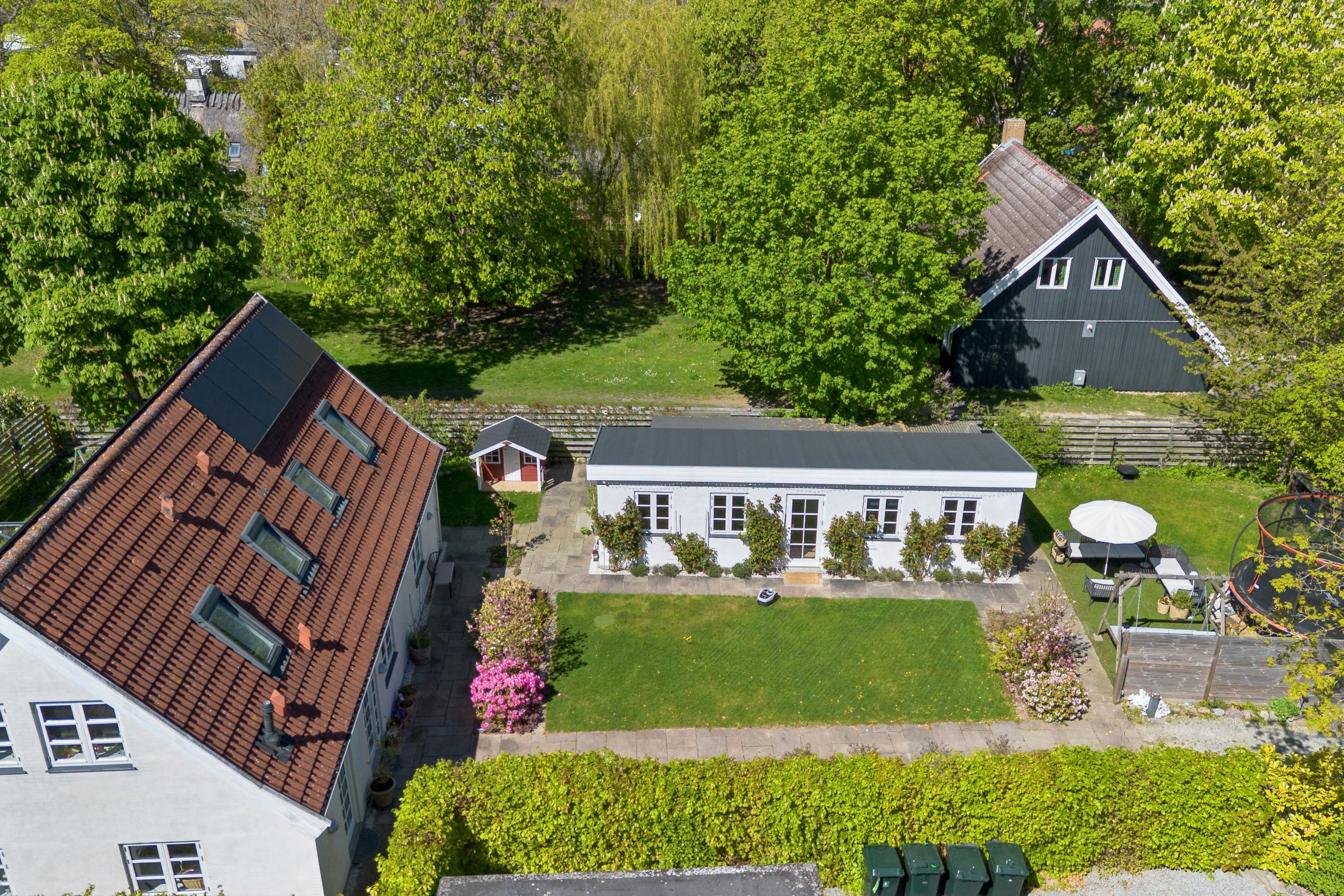Fremhævet luftfoto billede i fuldskærmstilstand. Billede af Lundtofte Skolestr. 5, 2800 Kongens Lyngby