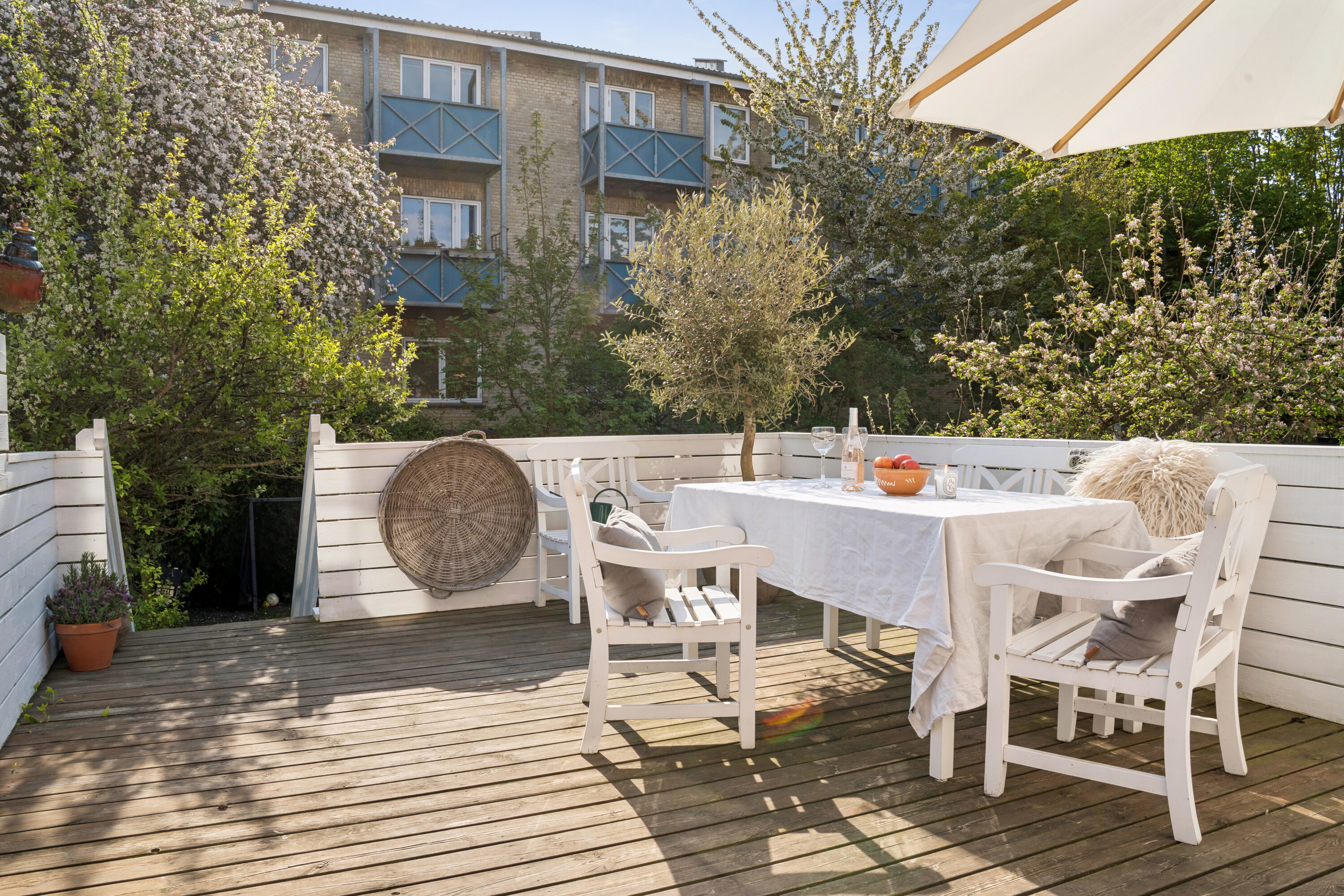 Fremhævet terrasse billede i fuldskærmstilstand. Billede af Schleppegrellsgade 12, 9000 Aalborg