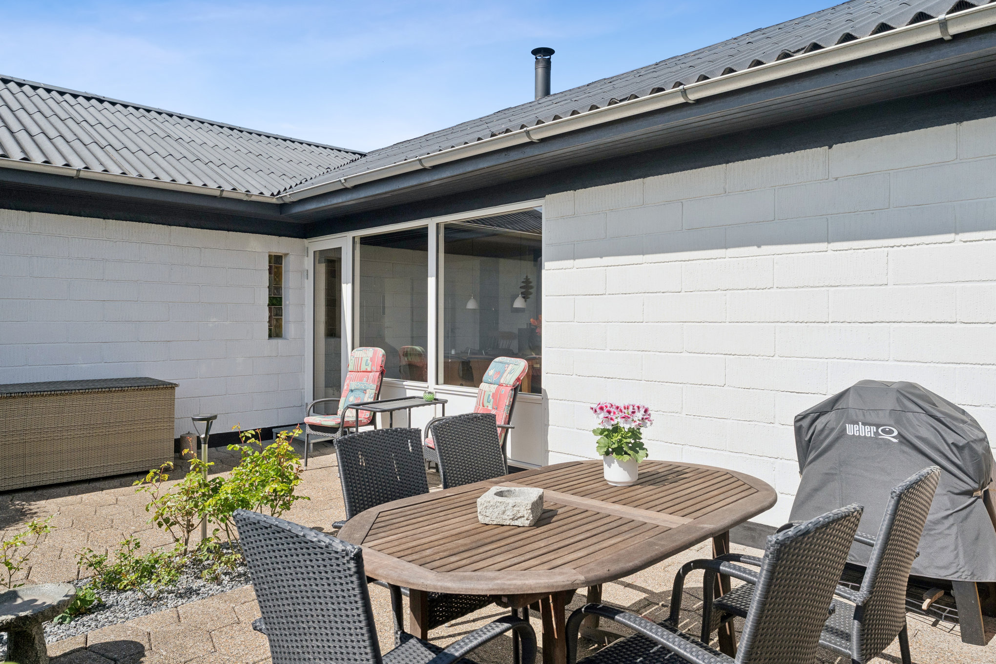 Fremhævet terrasse billede i fuldskærmstilstand. Billede af Ahornvej 19, Harridslev, 8930 Randers NØ